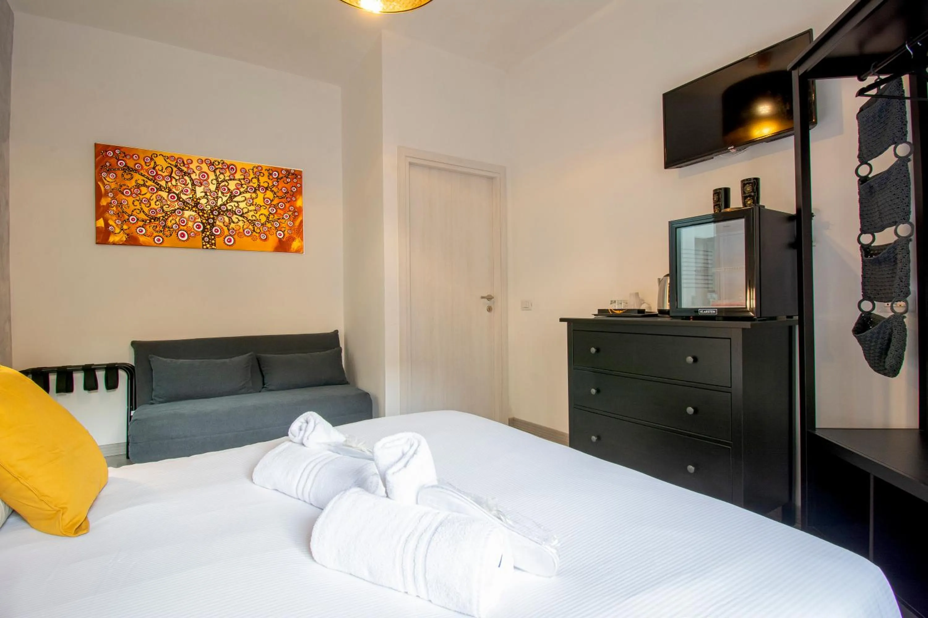 Bed in Luxury Boutique Hotel