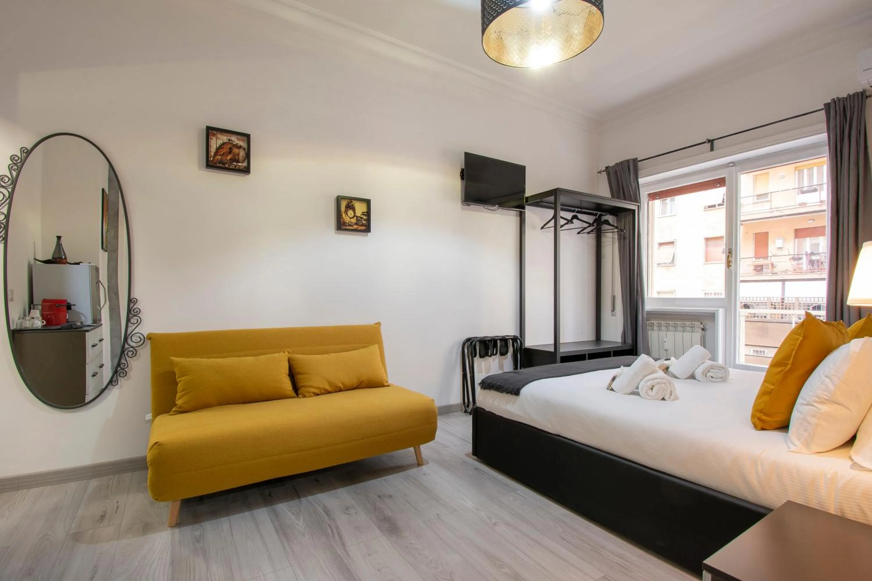 Bed in Luxury Boutique Hotel