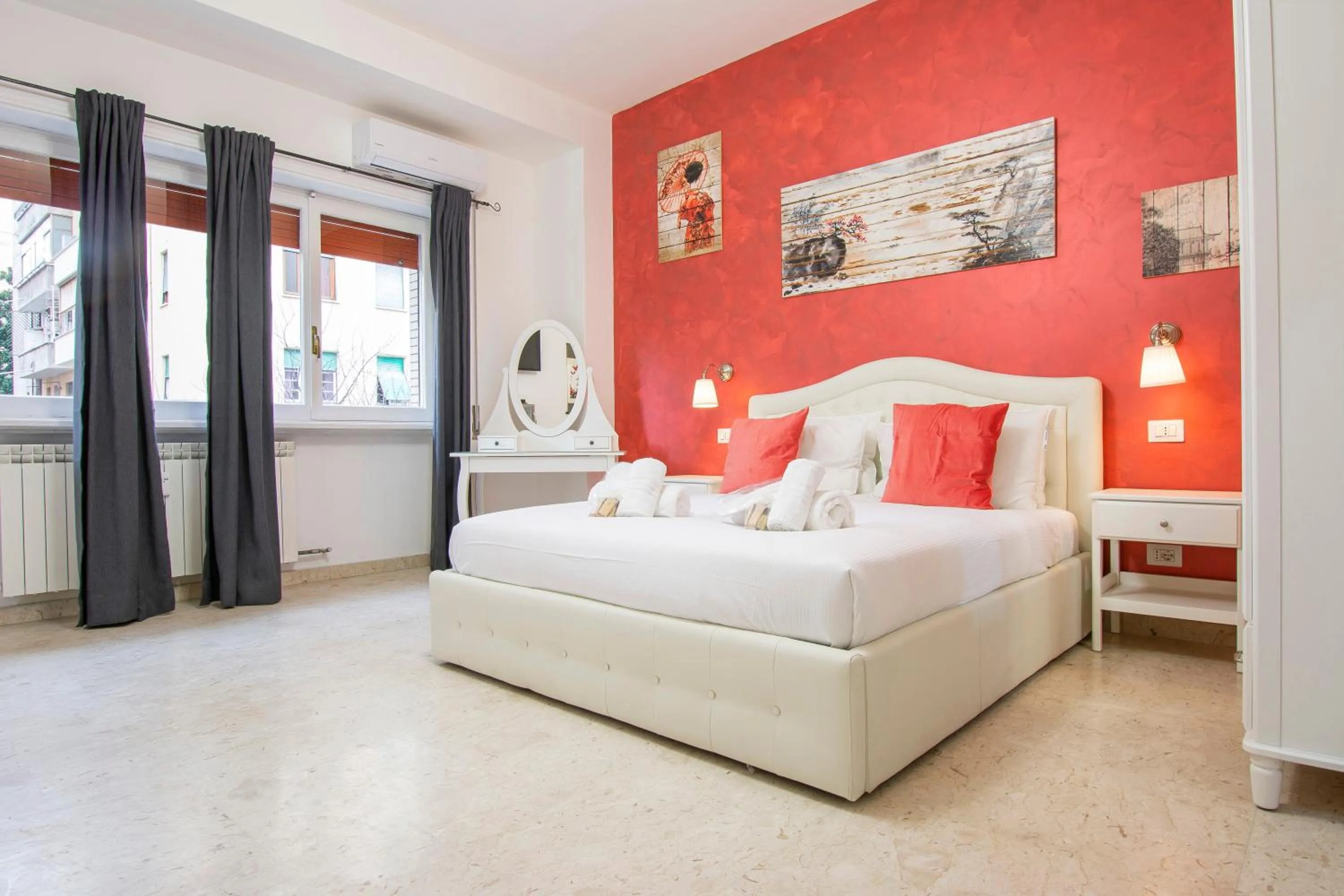 Bed in Luxury Boutique Hotel