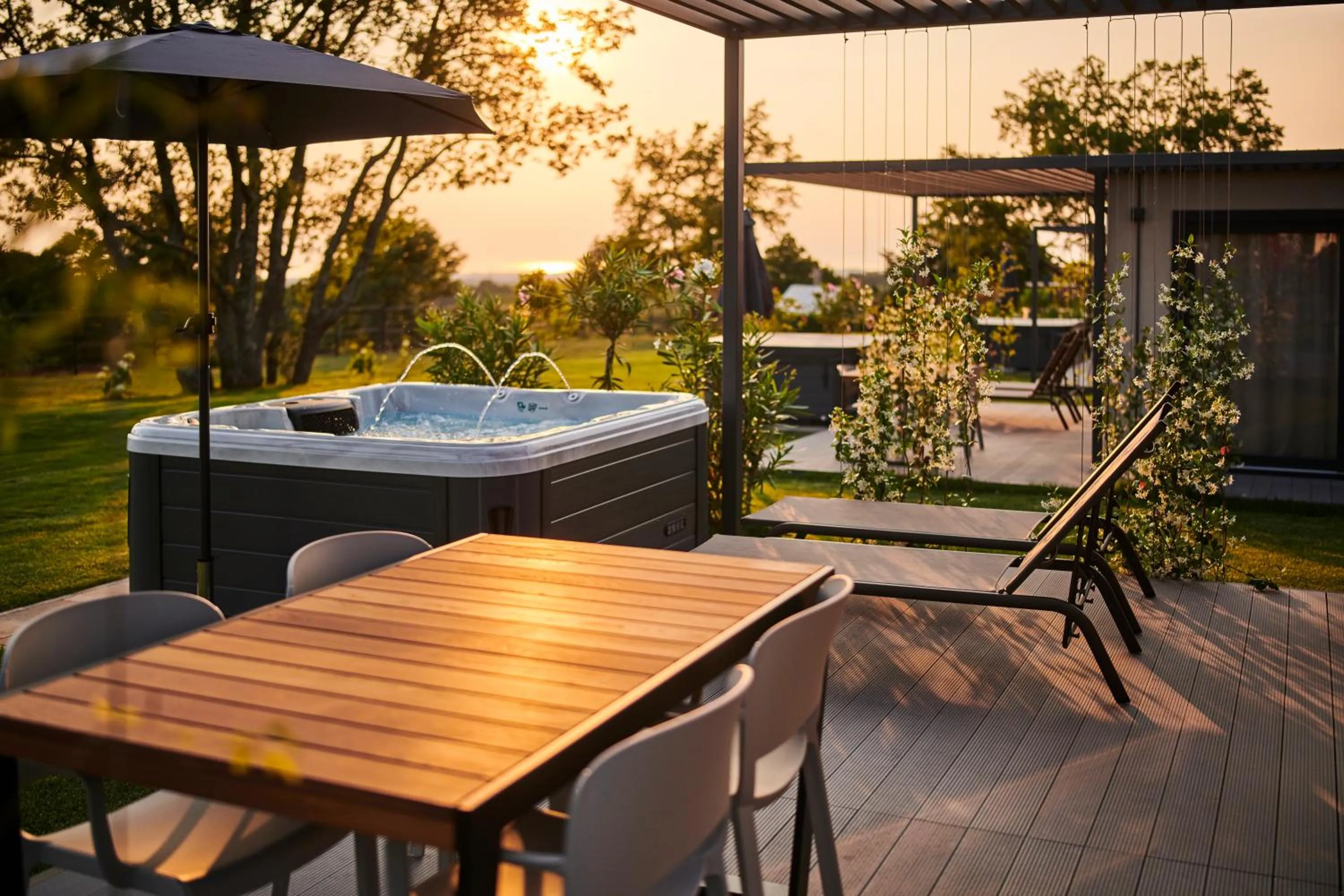 Patio in San Servolo Wellness Homes