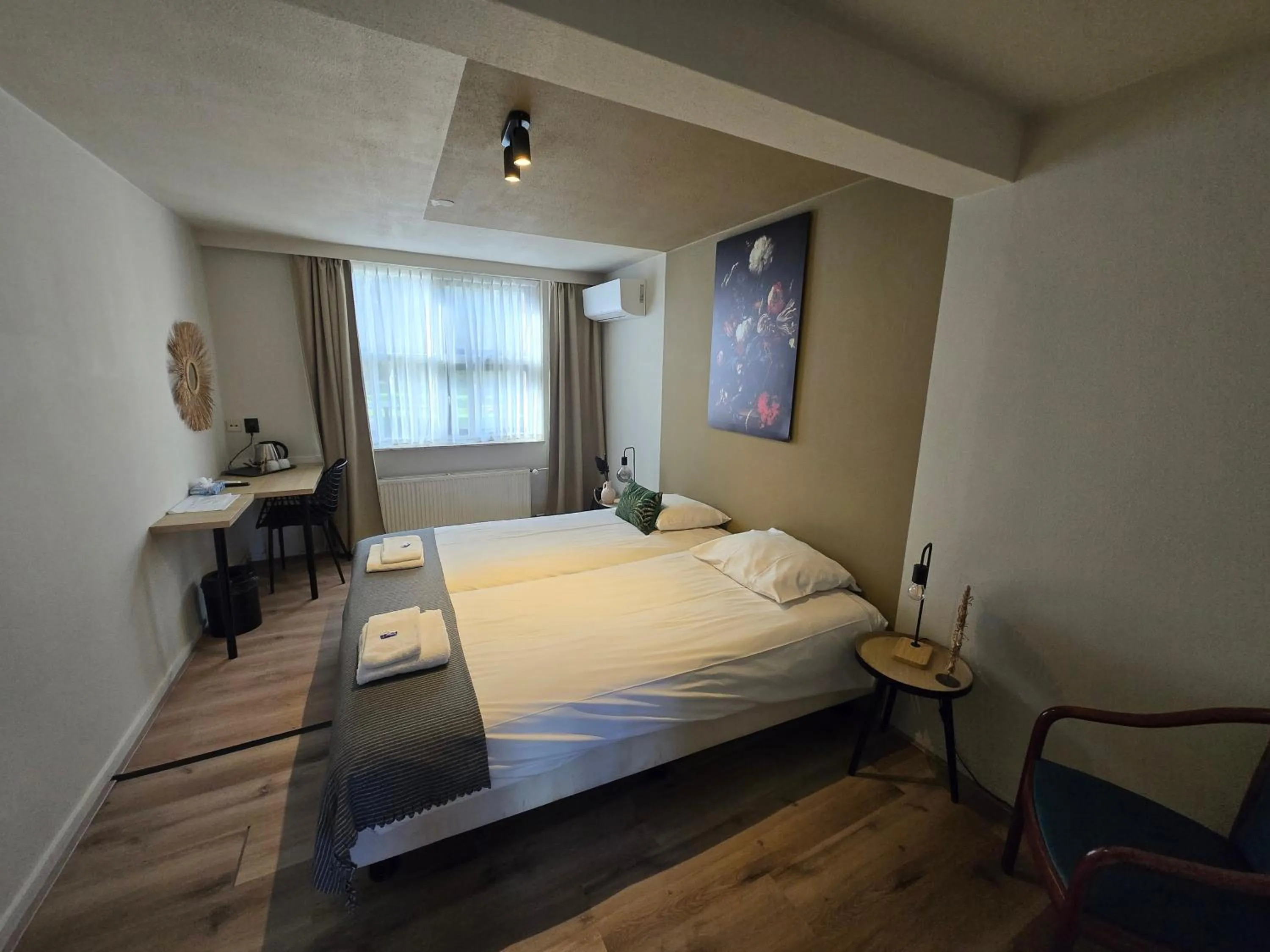 Bed in Hotel de Grote Zwaan