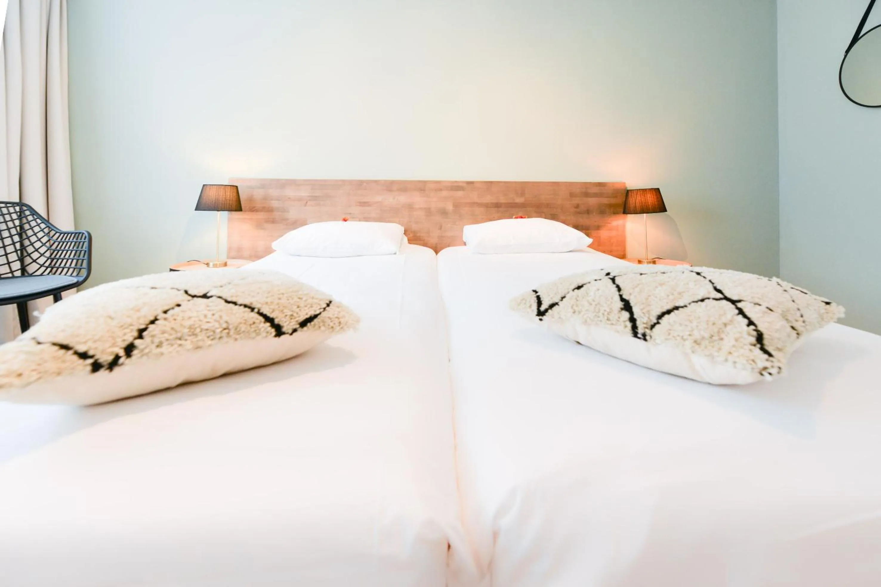 Bed in Hotel de Grote Zwaan