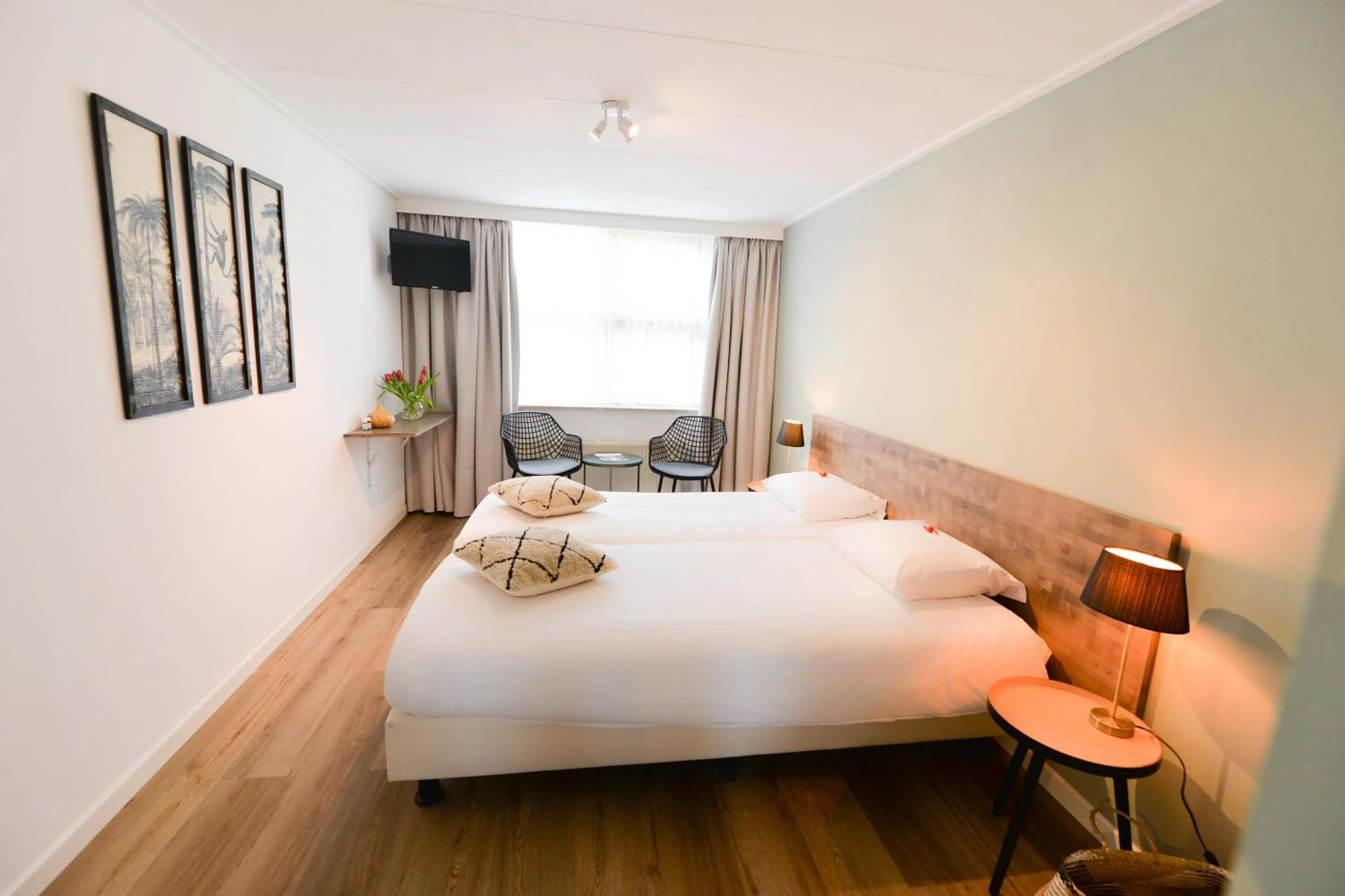 Bed in Hotel de Grote Zwaan