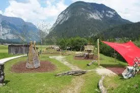 Children play ground in Landhaus Charlotte Apartments Tirol