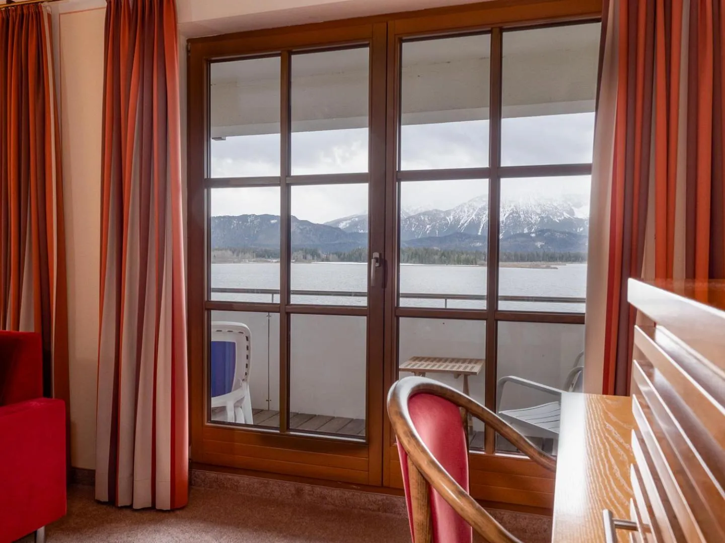 Lake view in Hotel Geiger