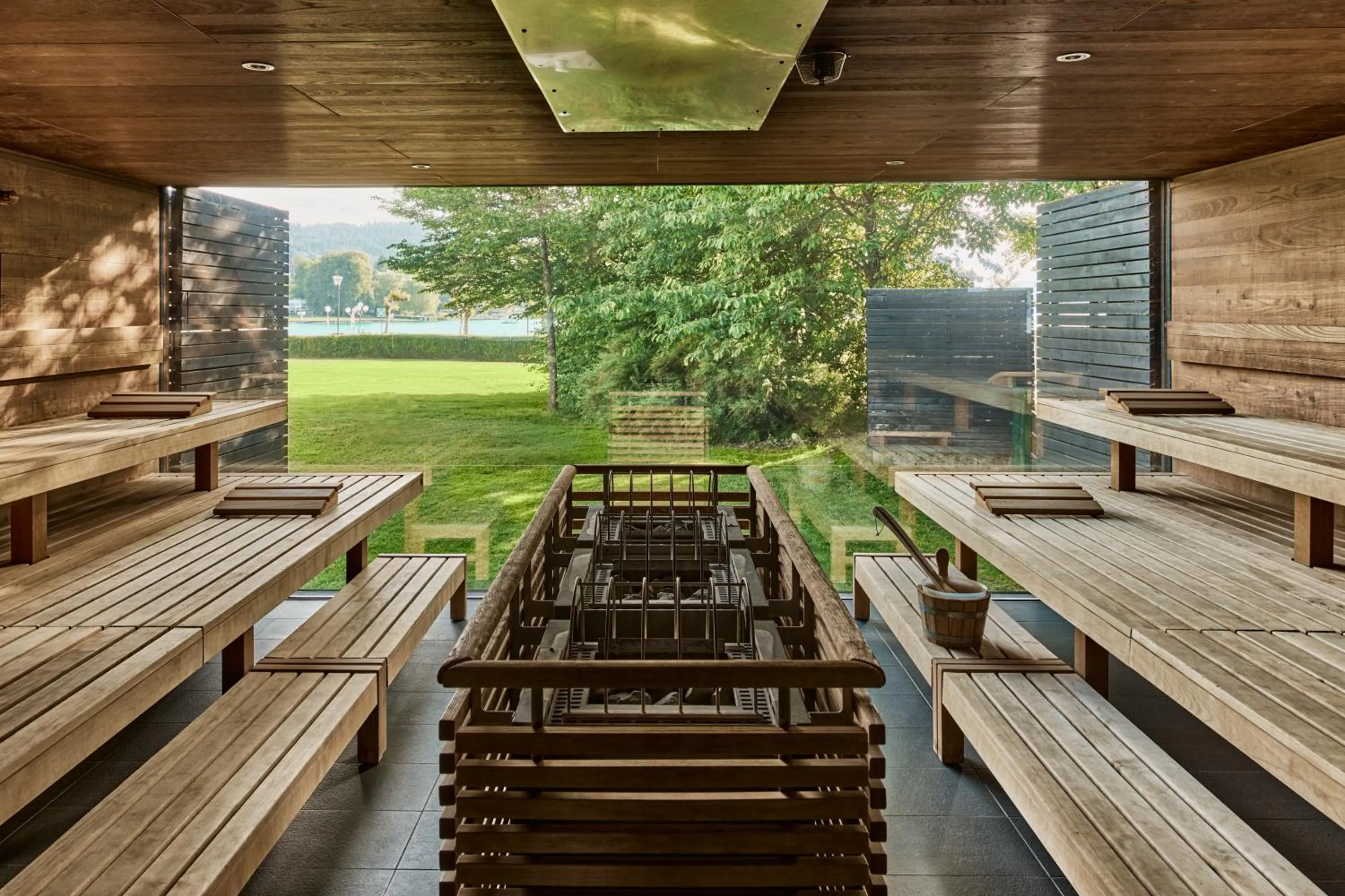 Sauna in Falkensteiner Schlosshotel Velden – The Leading Hotels of the World