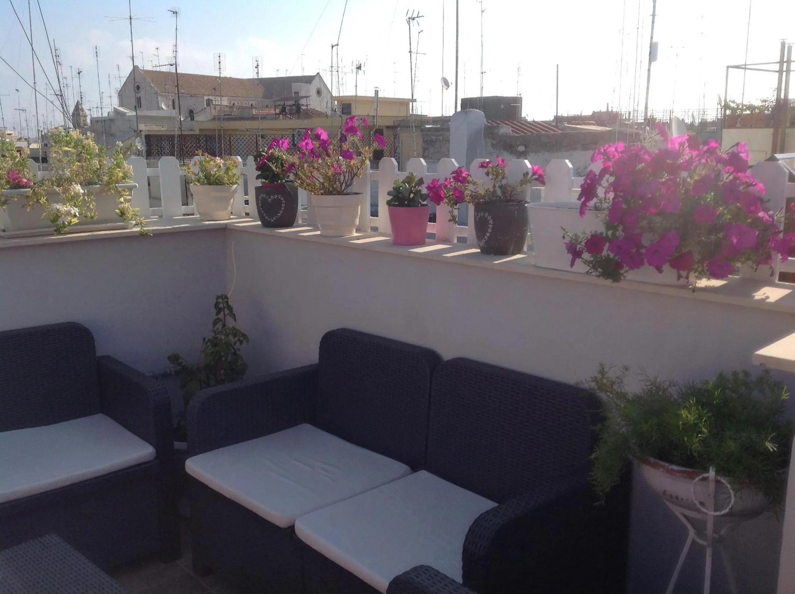 Patio in B&B La Maison Del Borgo Antico