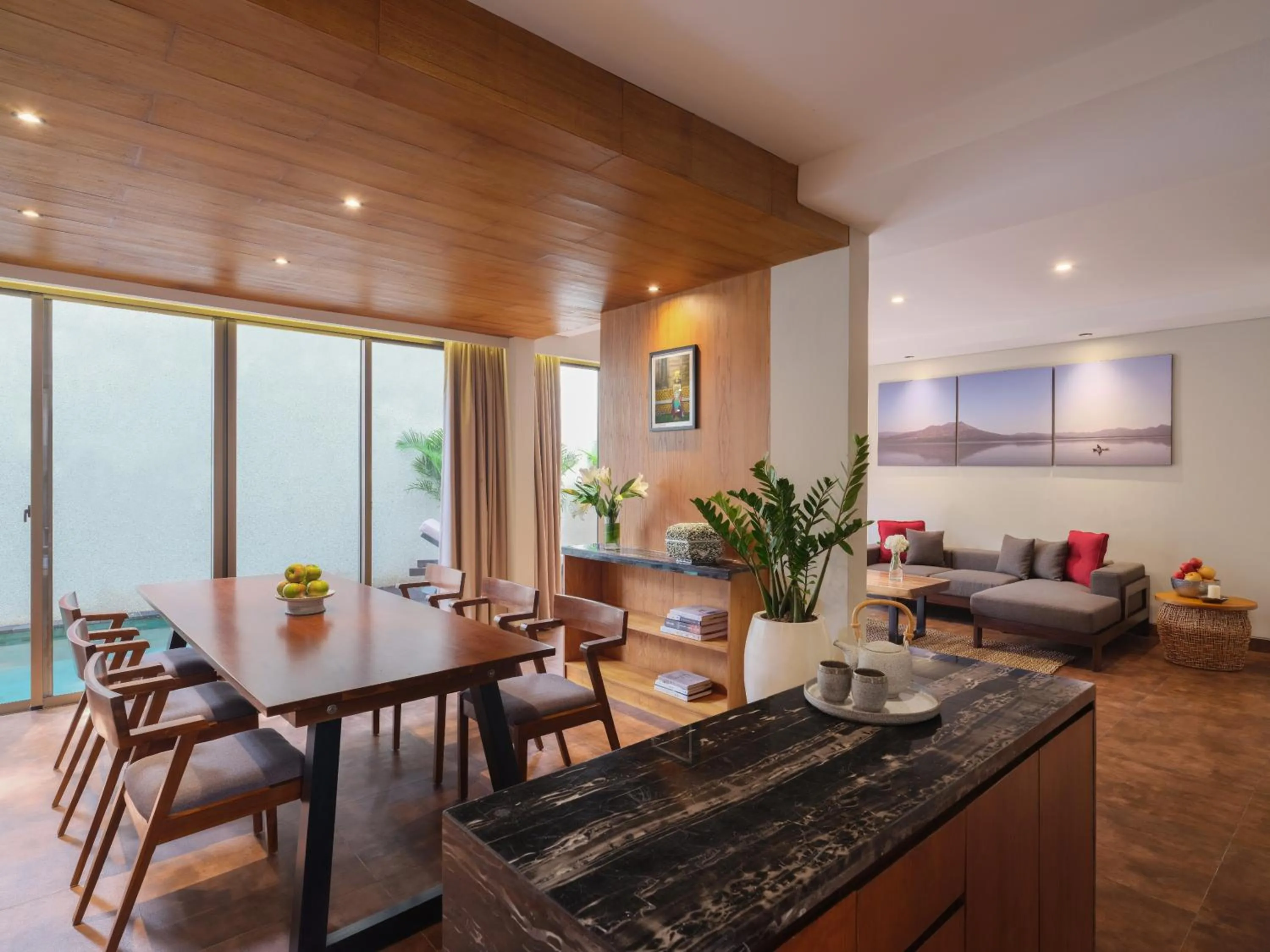 Dining area in Kayumas Seminyak Resort