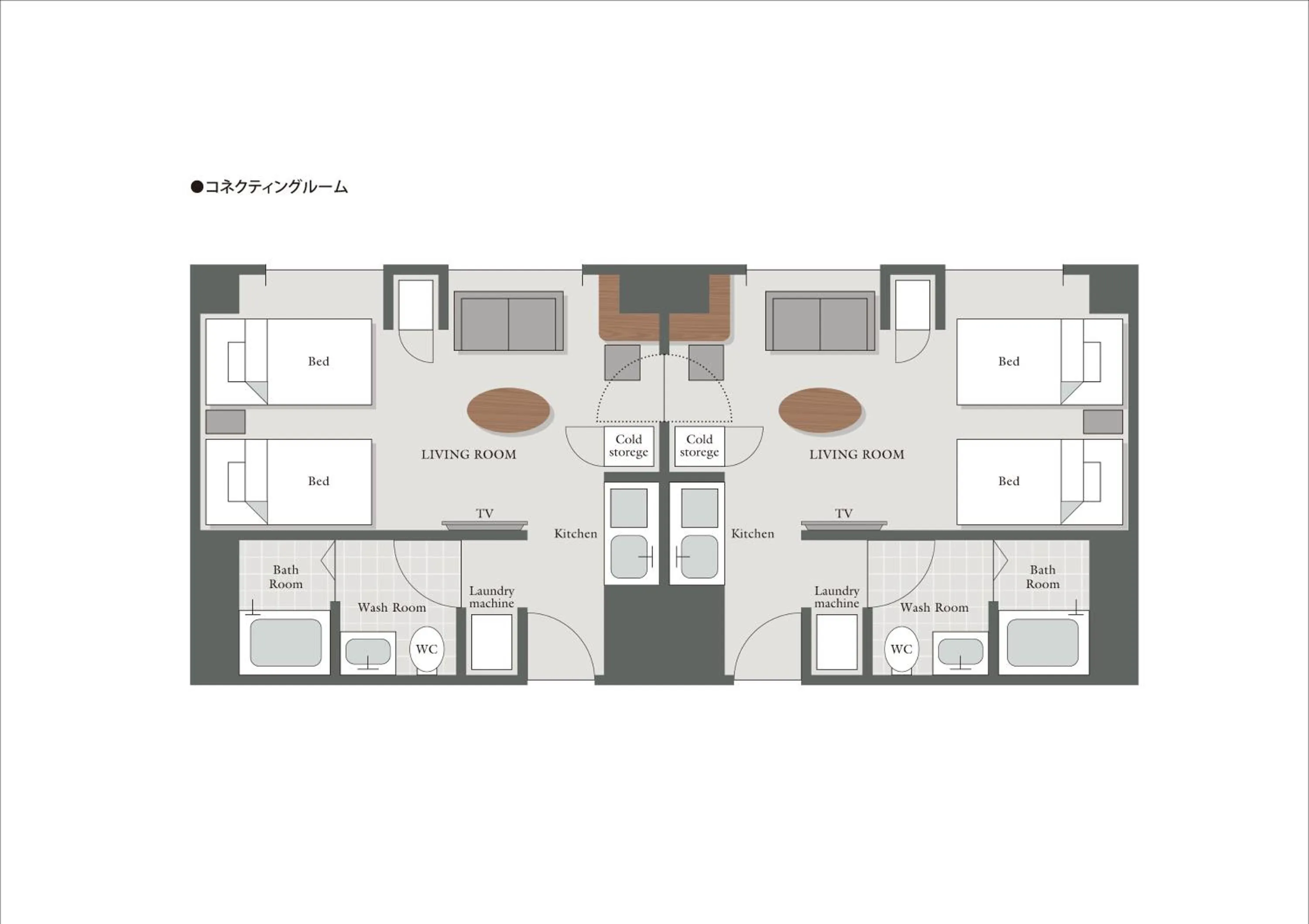 Floor plan in Hotel Classe Stay Chitose