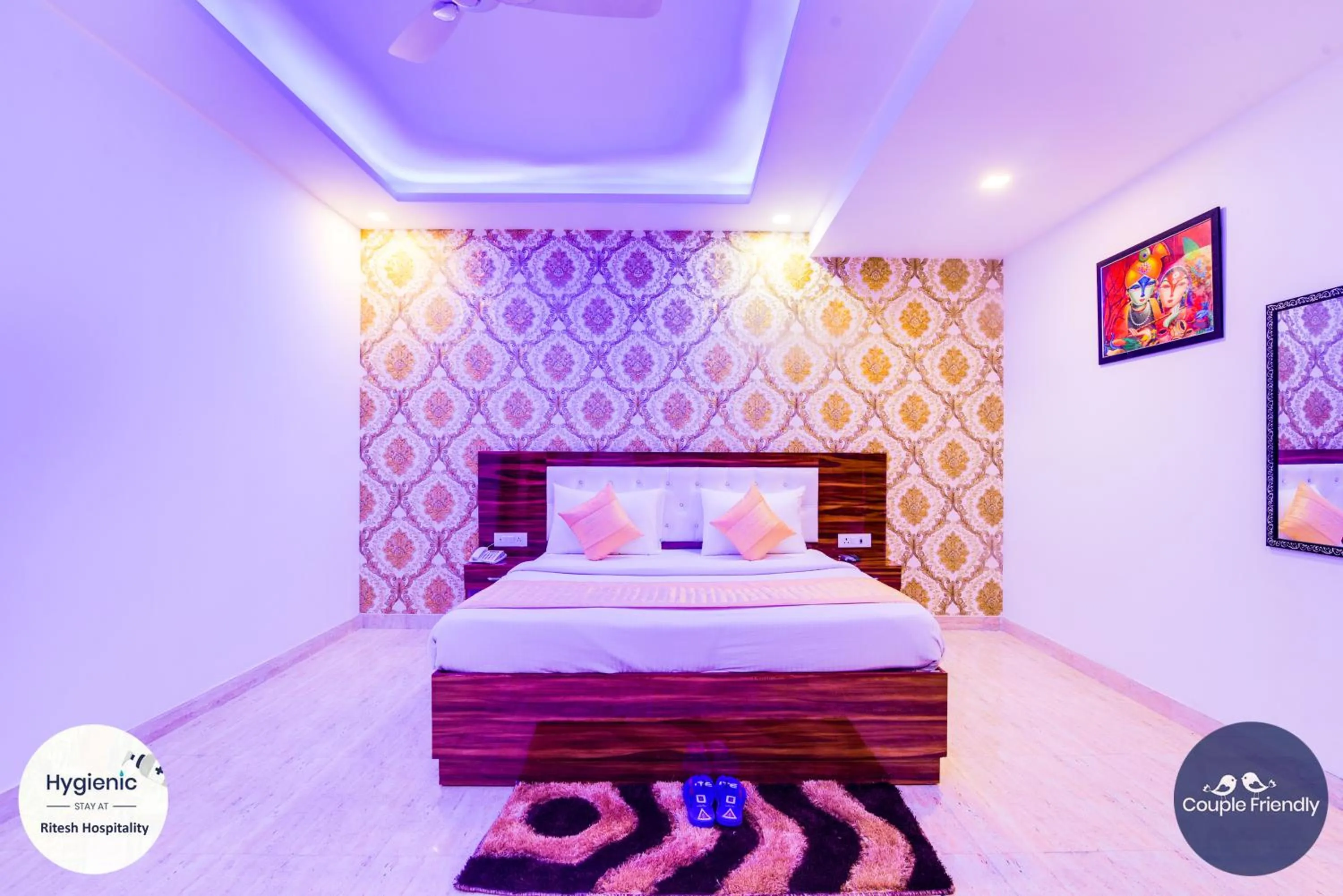 Bed in Hotel Fabulous - Delhi International Airport