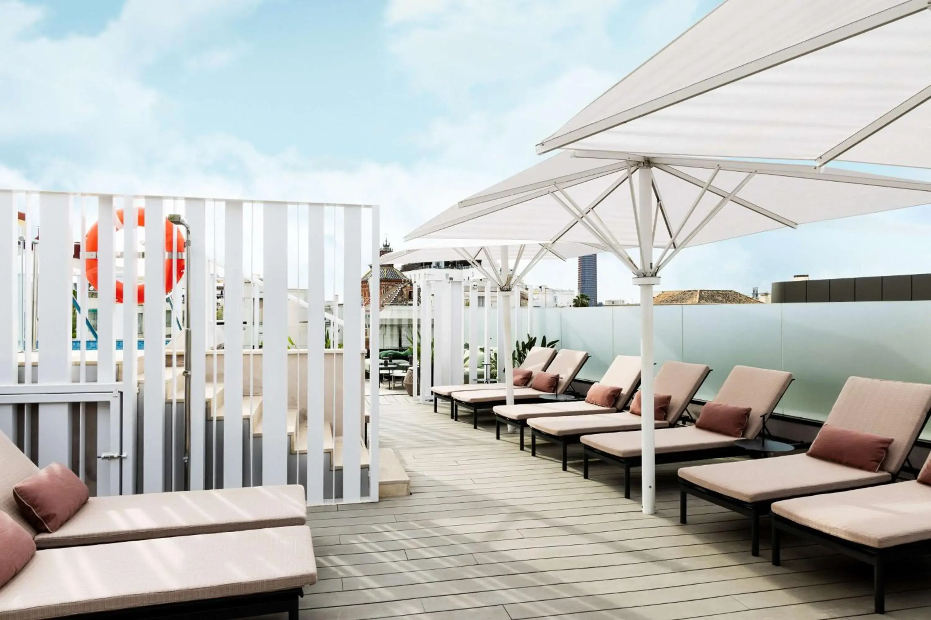 Pool view in Radisson Collection Hotel, Magdalena Plaza Sevilla Pool view in Radisson Collection Hotel, Magdalena Plaza Sevilla