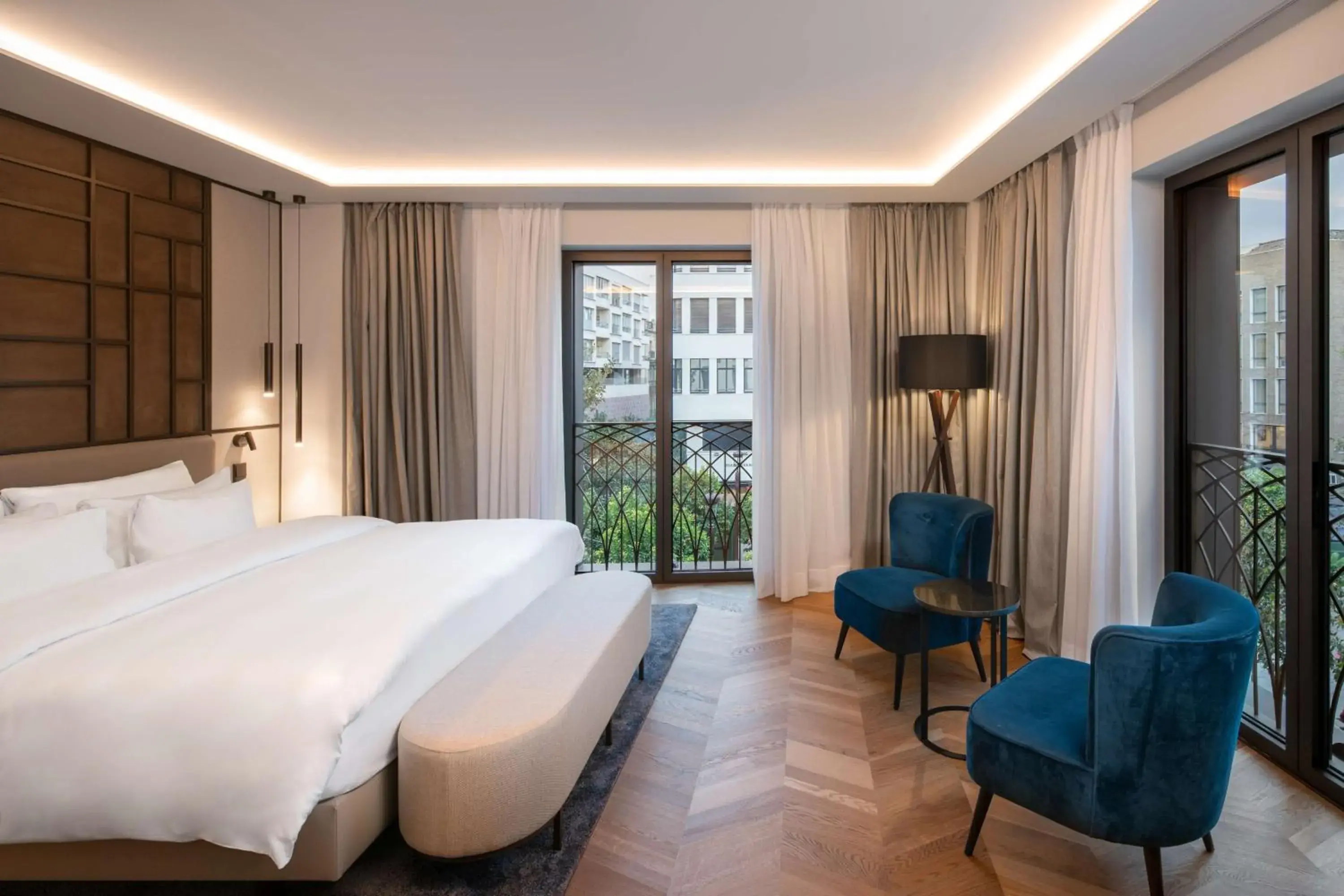 Bed in Radisson Collection Hotel, Magdalena Plaza Sevilla Bed in Radisson Collection Hotel, Magdalena Plaza Sevilla