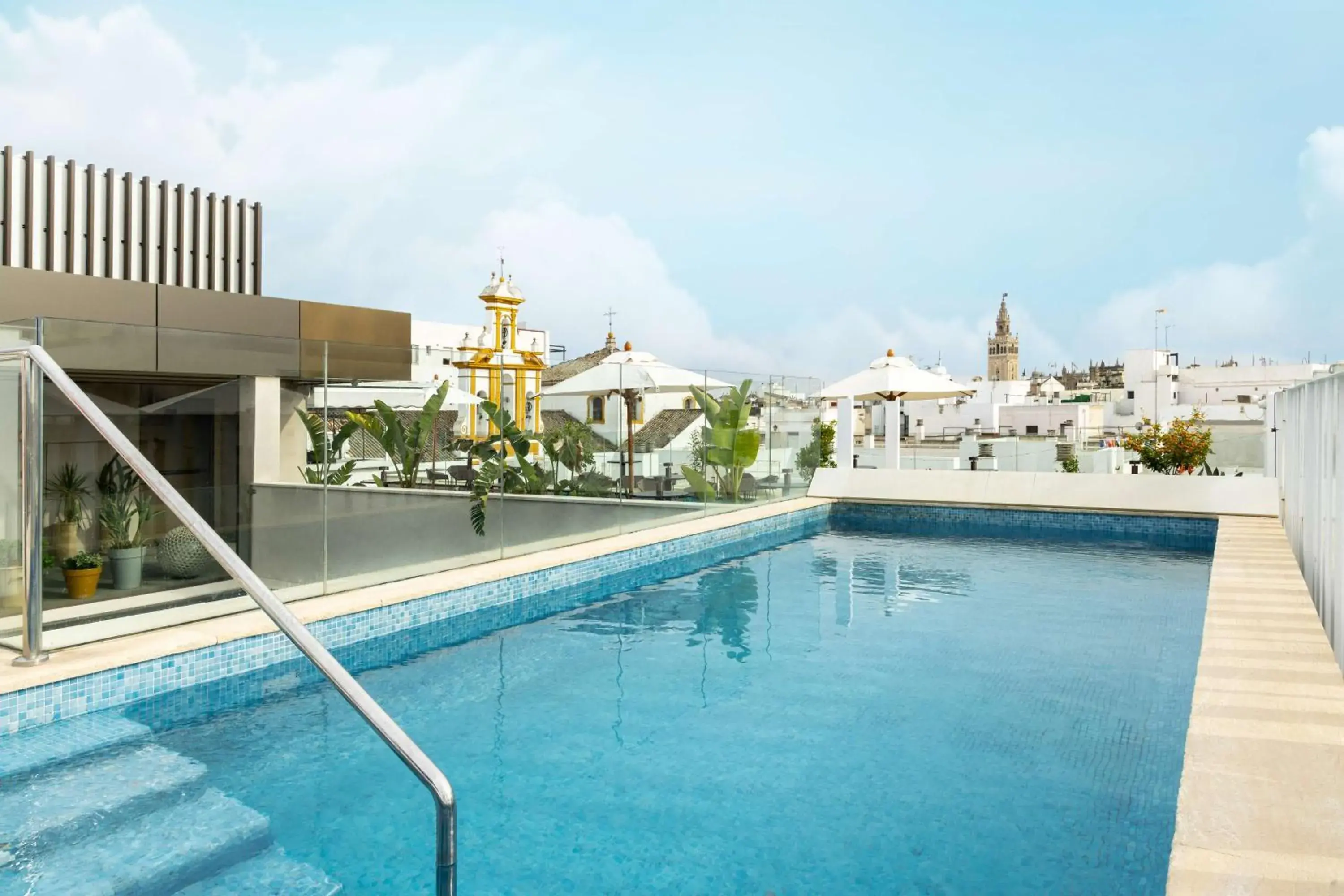 Pool view in Radisson Collection Hotel, Magdalena Plaza Sevilla Pool view in Radisson Collection Hotel, Magdalena Plaza Sevilla