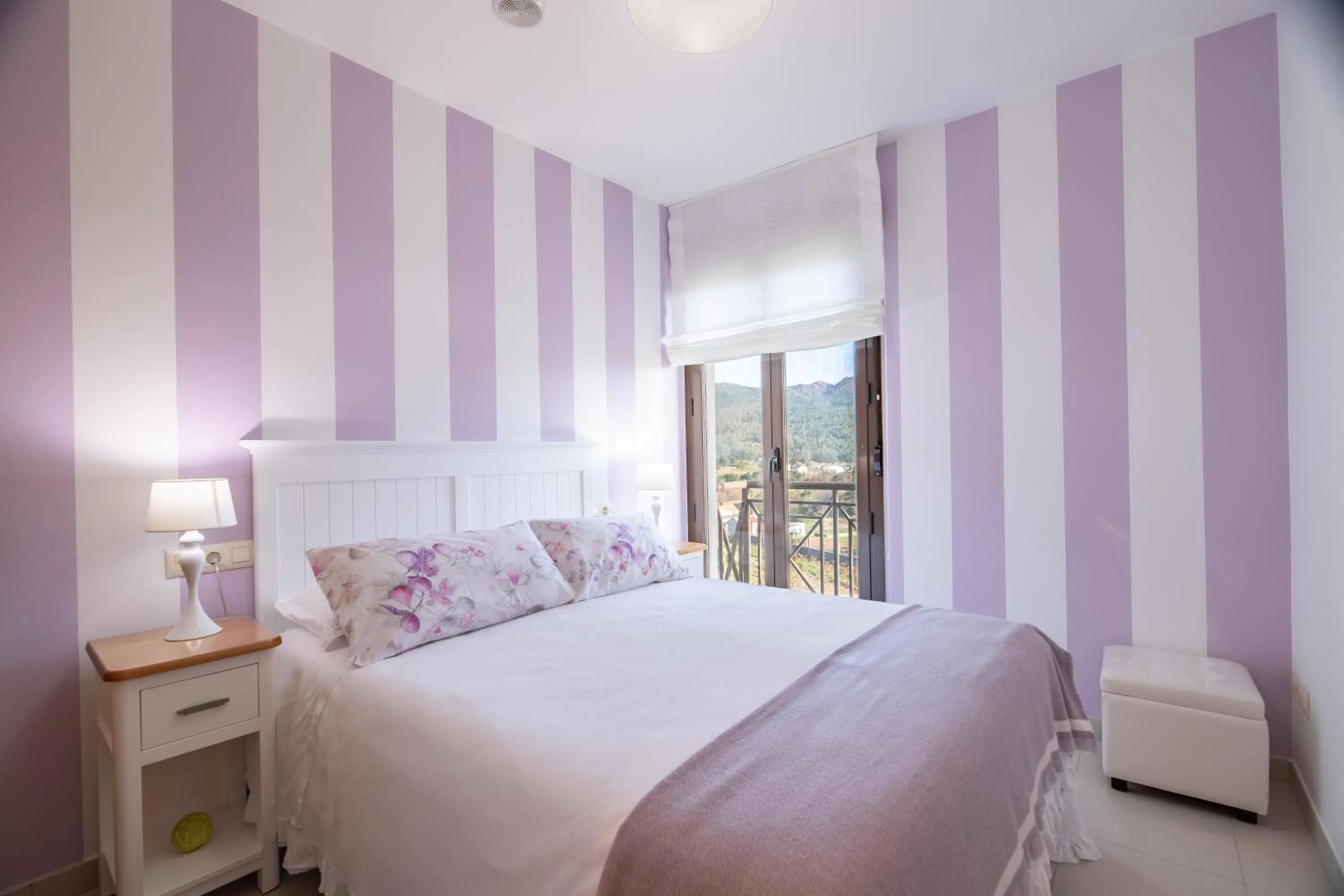 Bed in Apartamentos Rurales de Abelleira