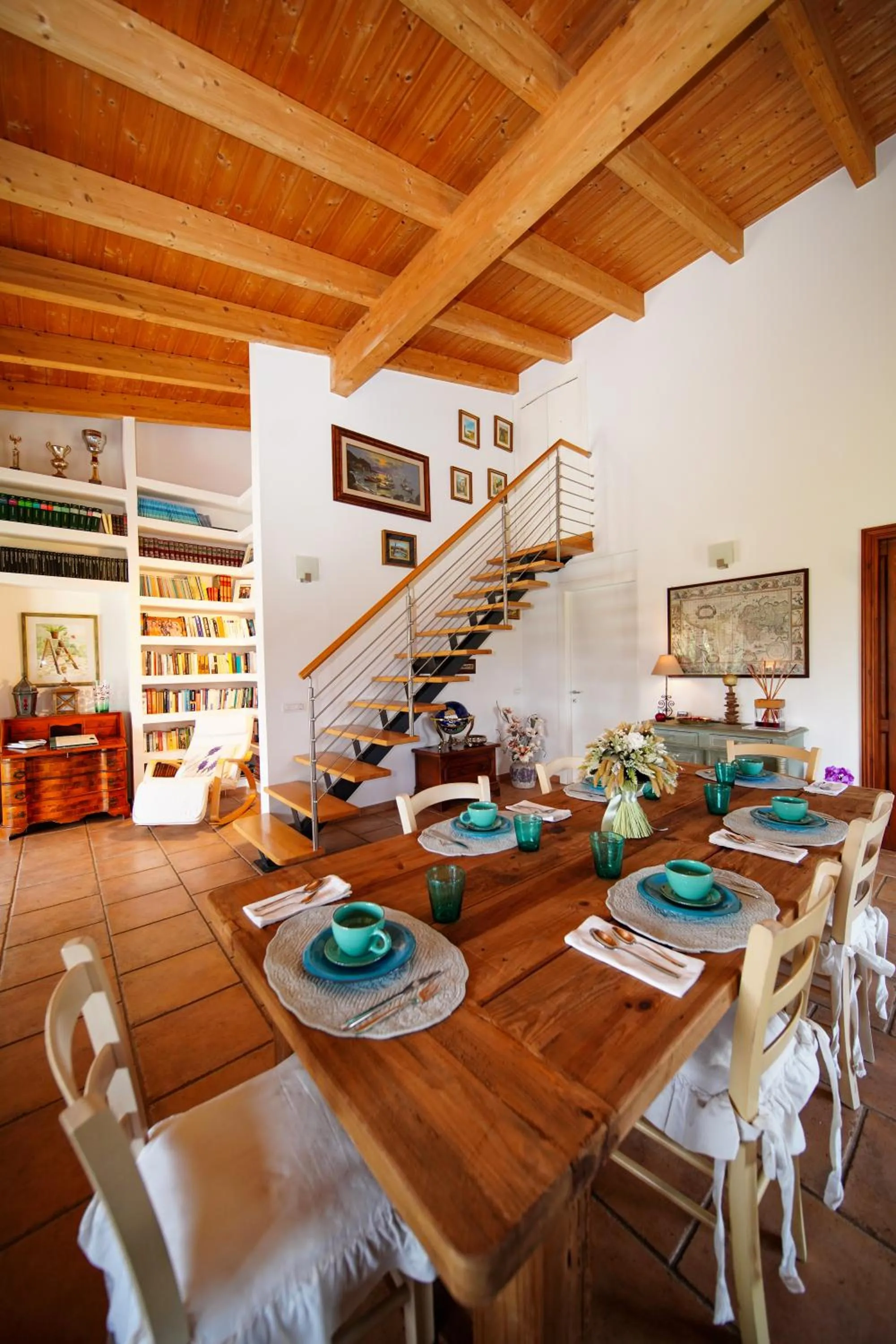 Library in Fonte Murata B&B