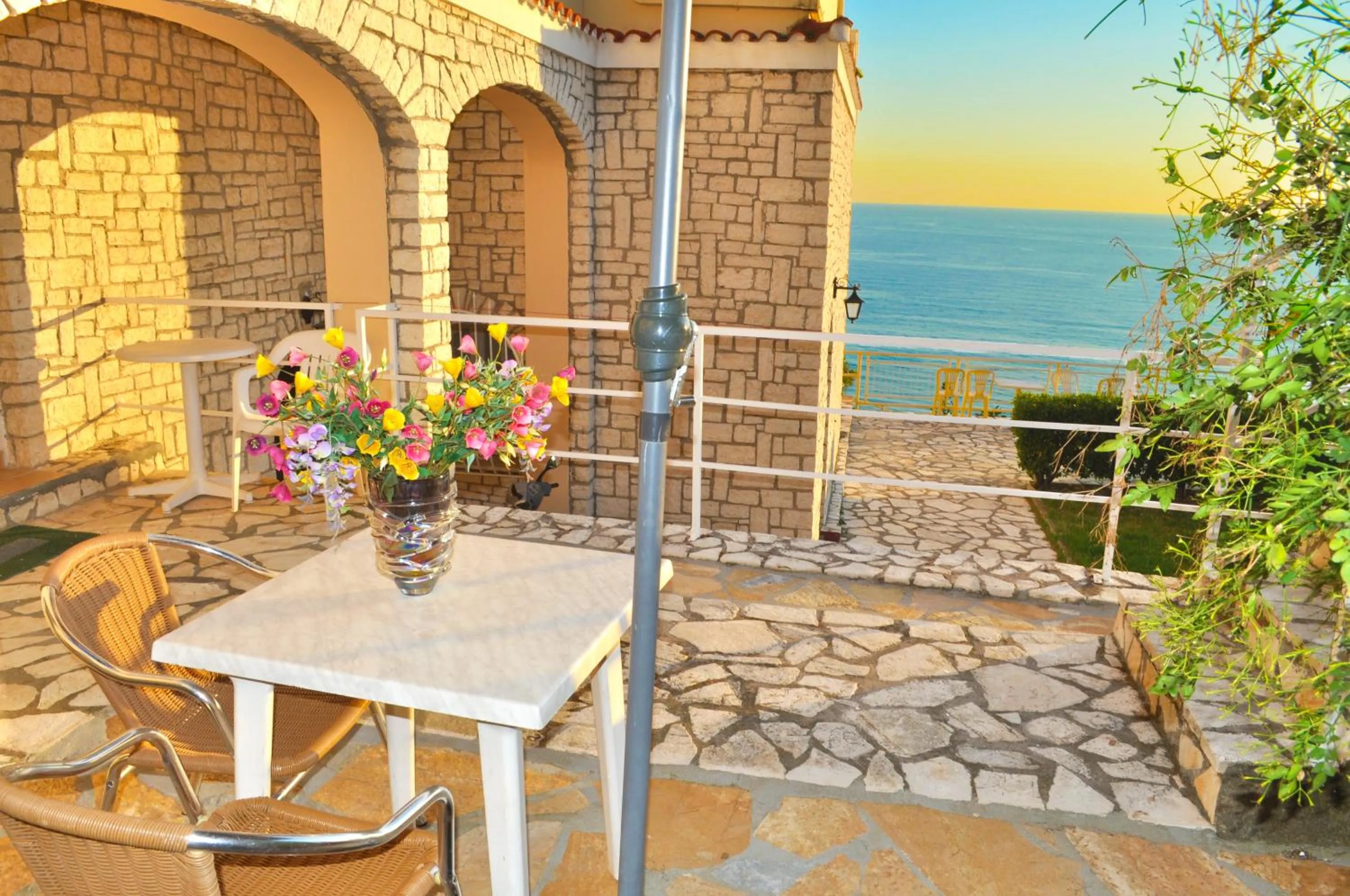Property building in Studio Apartments Maria with Pool - Agios Gordios Beach
