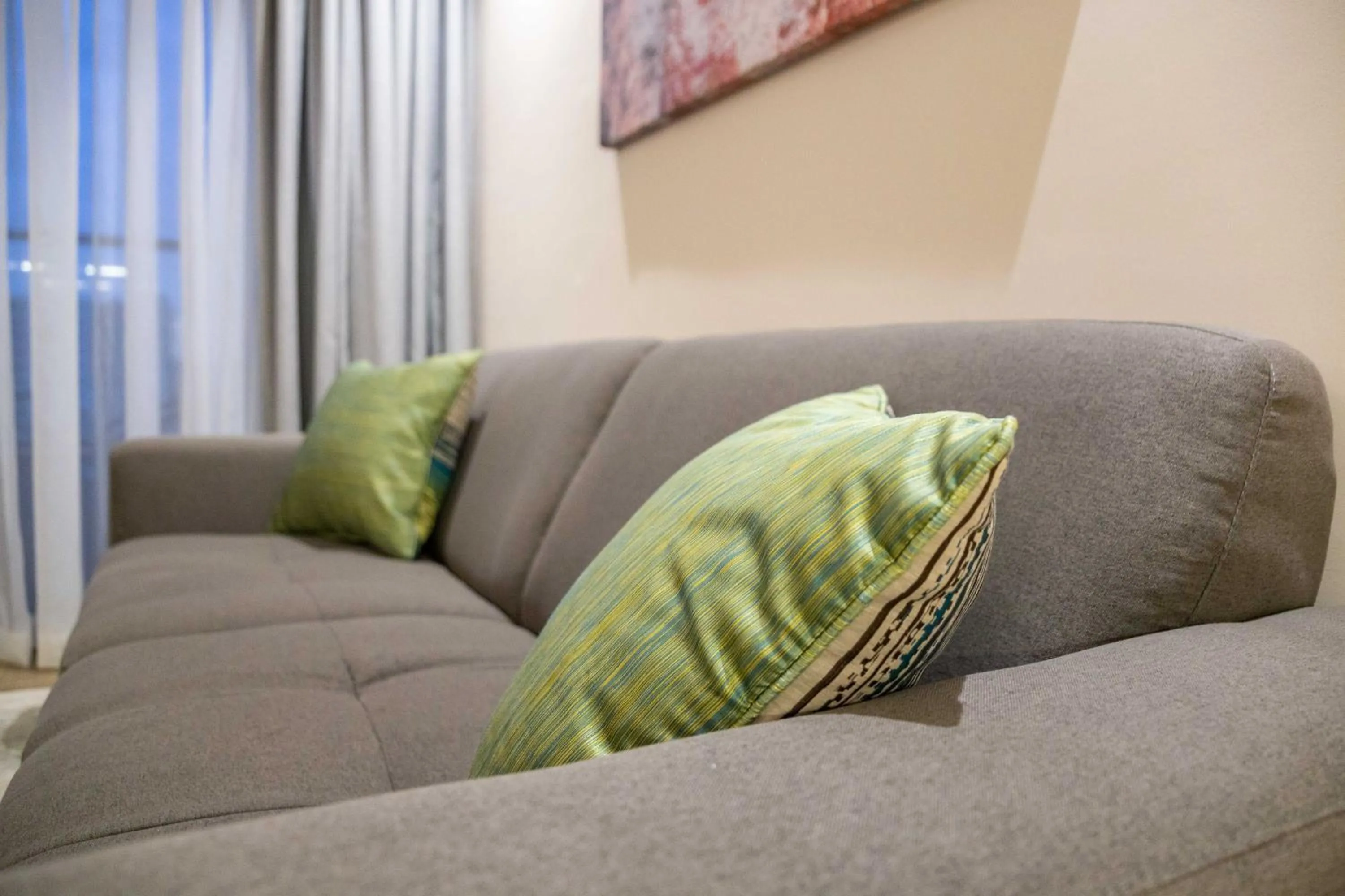 Seating area in Kozi Suites Nairobi Airport