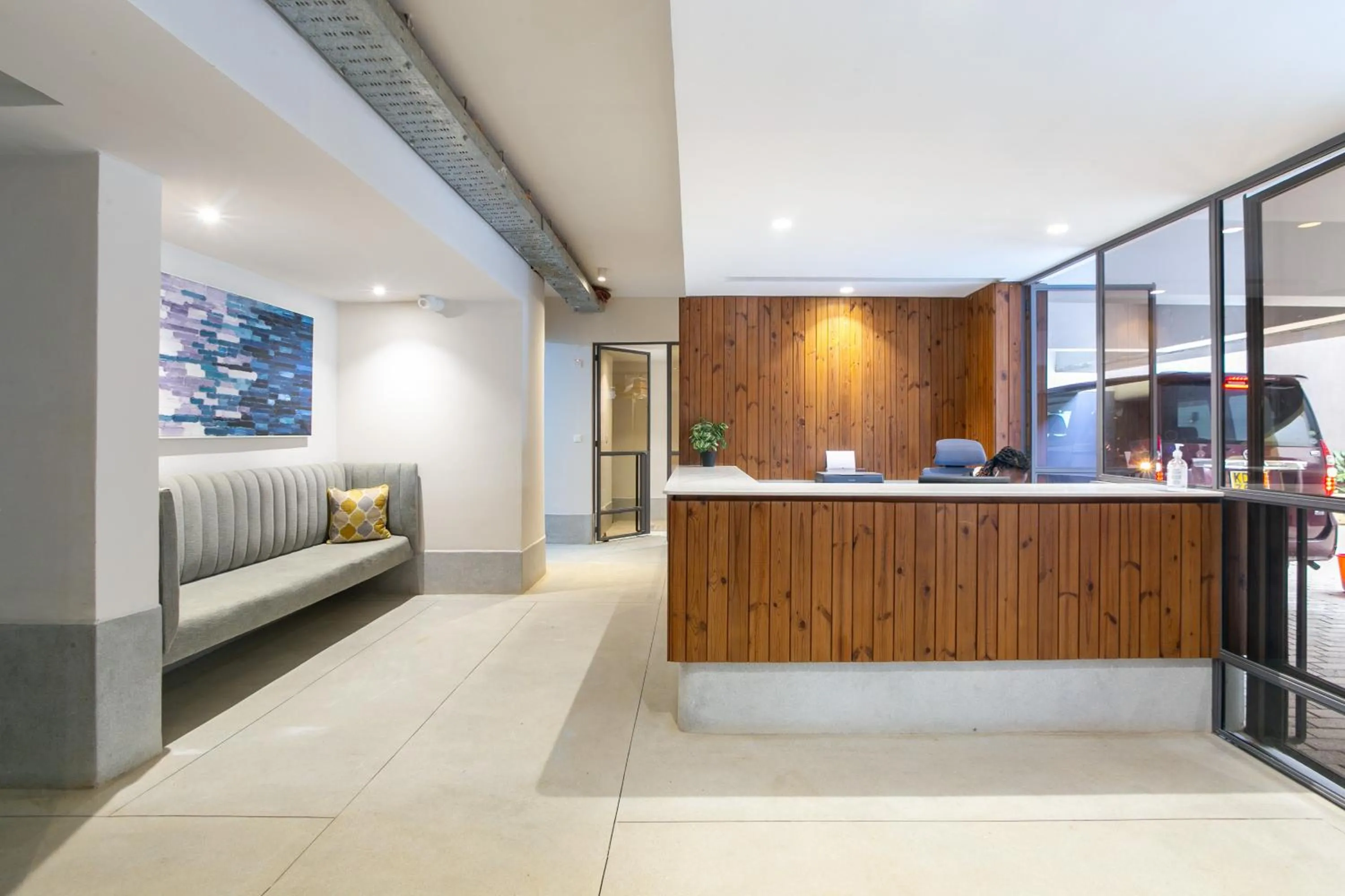 Lobby or reception in Kozi Suites Nairobi Airport