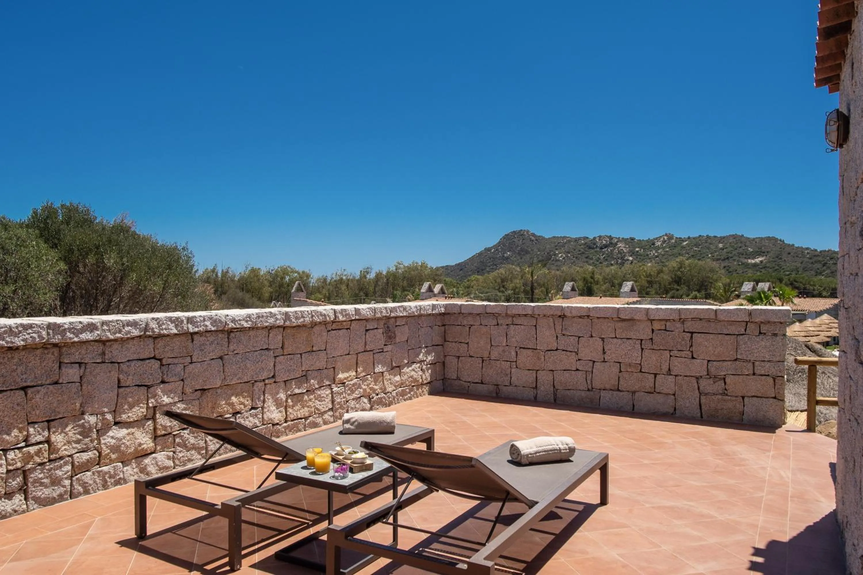 Patio in Cala Sinzias Resort