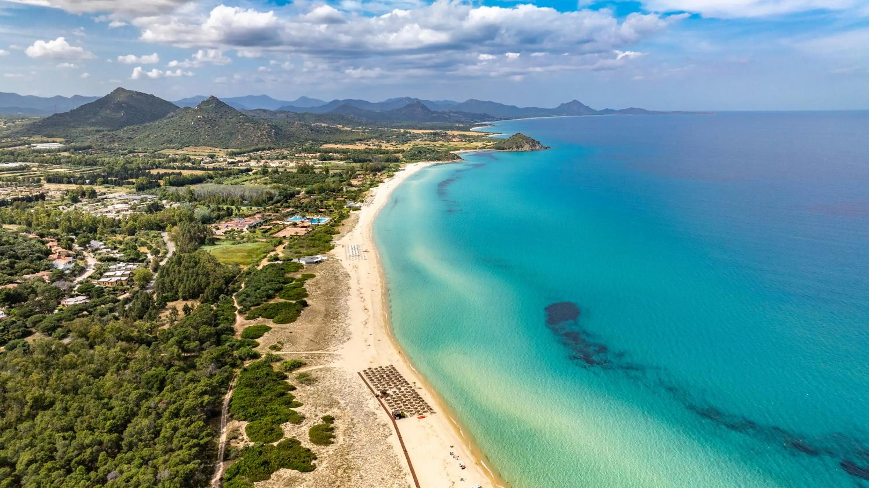 Natural landscape in Cala Sinzias Resort