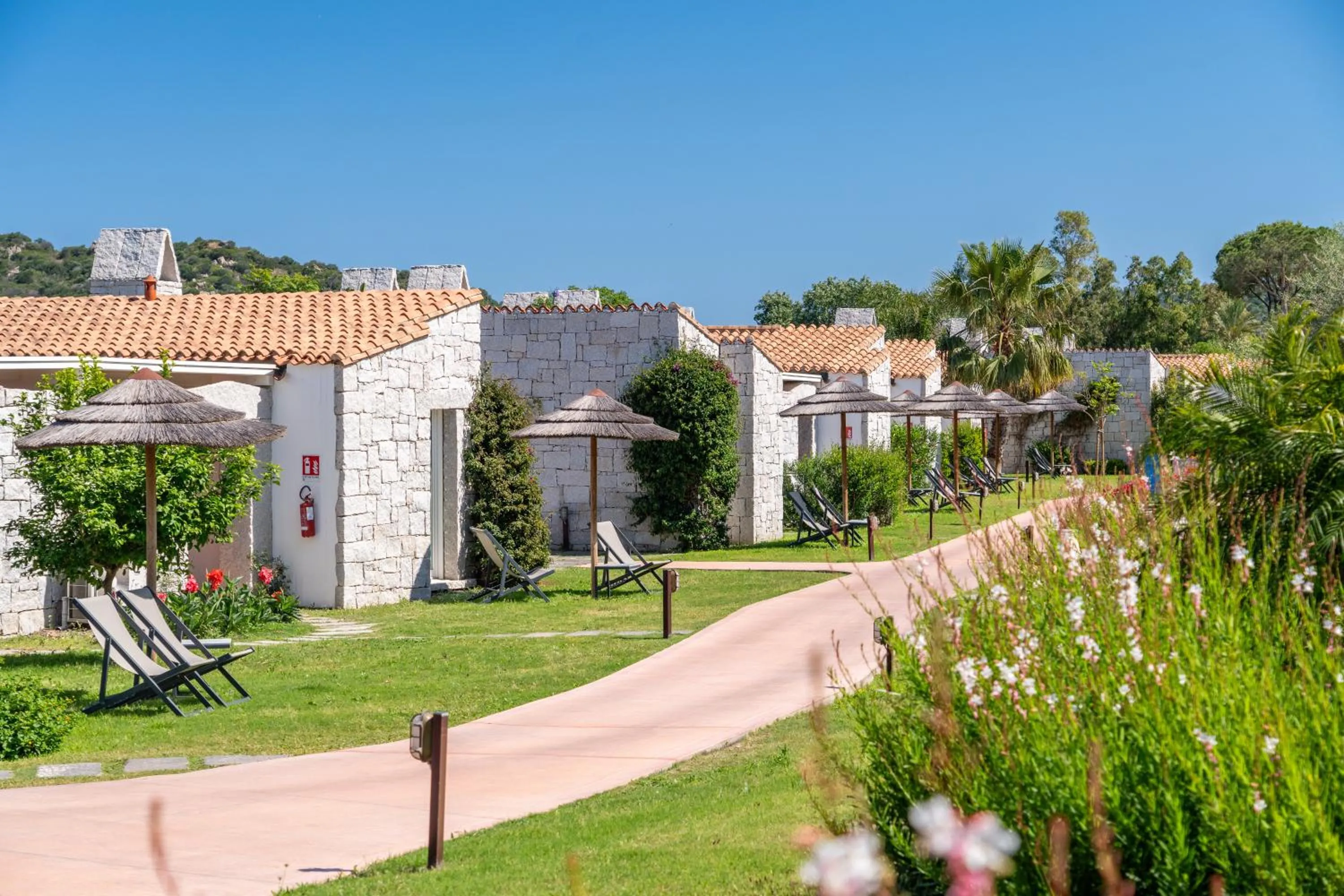 Patio in Cala Sinzias Resort