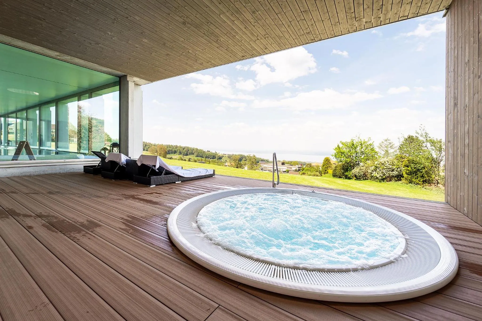 Hot Tub in Hotel Heiden - Wellness am Bodensee