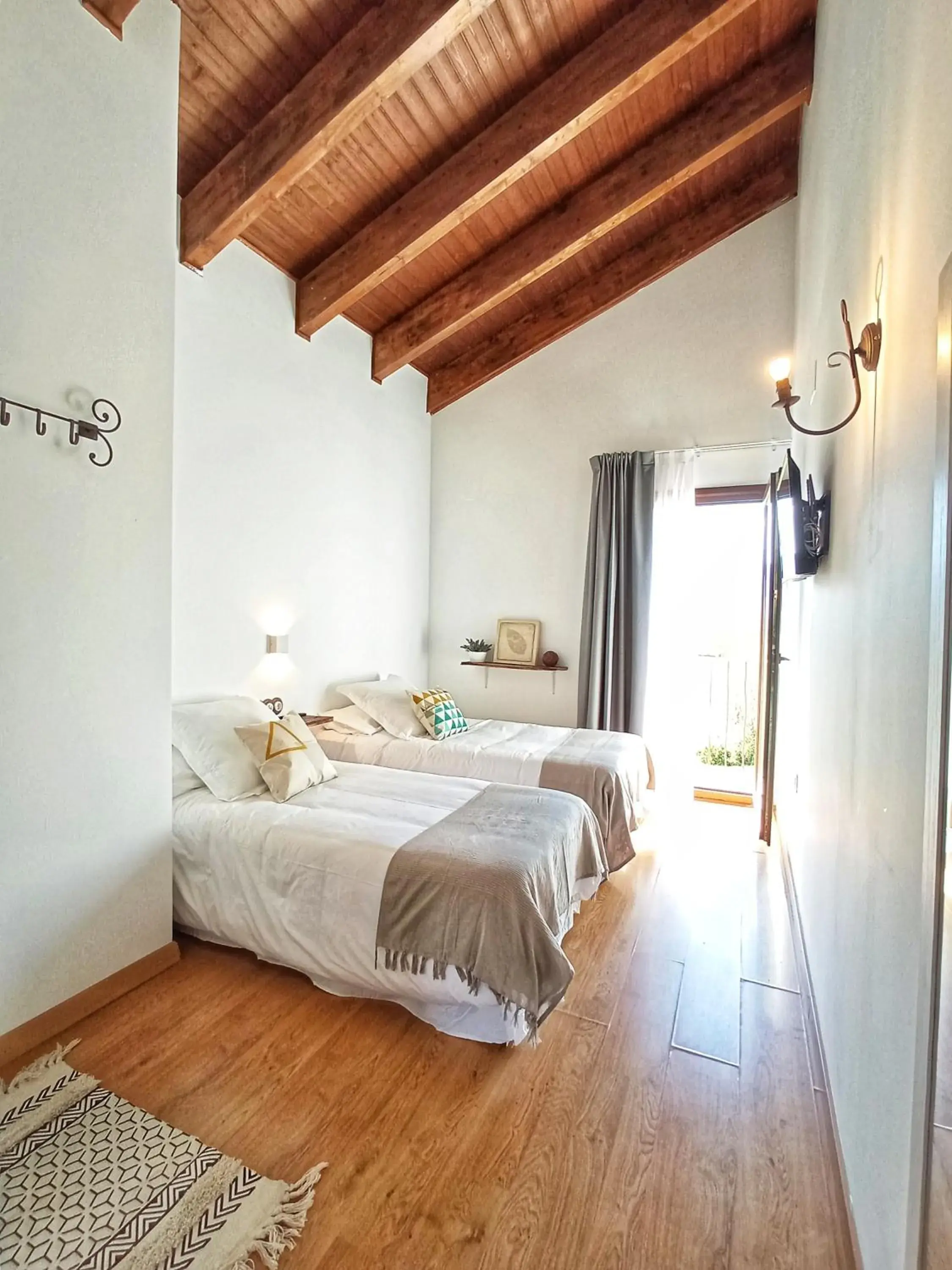 Twin Room with Mountain View in Hotel Boutique La Casa del Río Twin Room with Mountain View in Hotel Boutique La Casa del Río