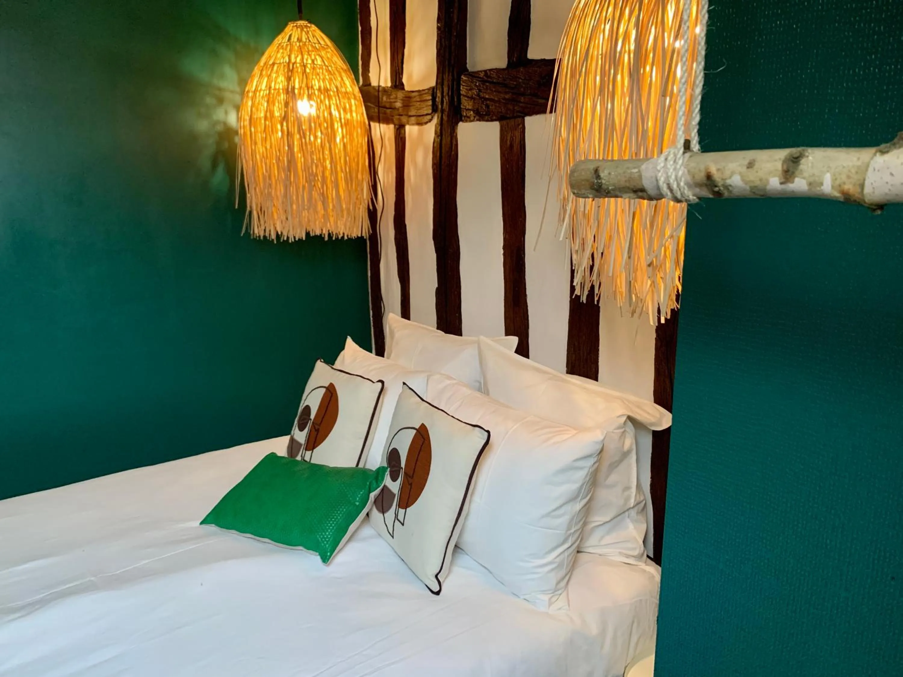 Bed in La maison de Cruso