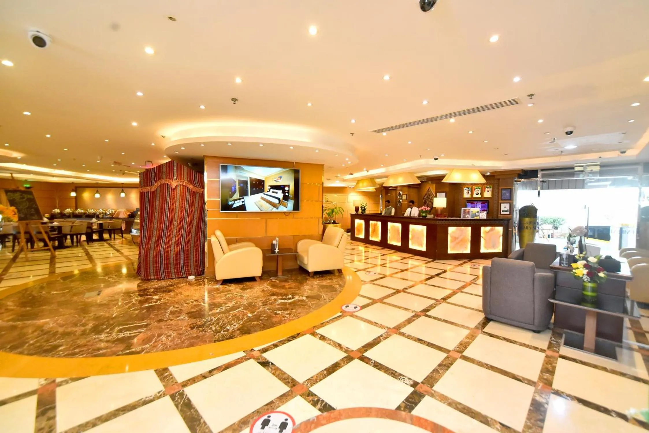 Lobby or reception in Emirates Stars Hotel Apartments Dubai