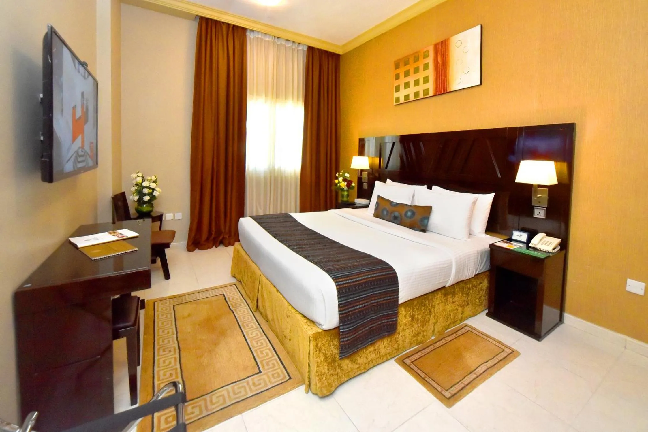 Bedroom, Bed in Emirates Stars Hotel Apartments Dubai