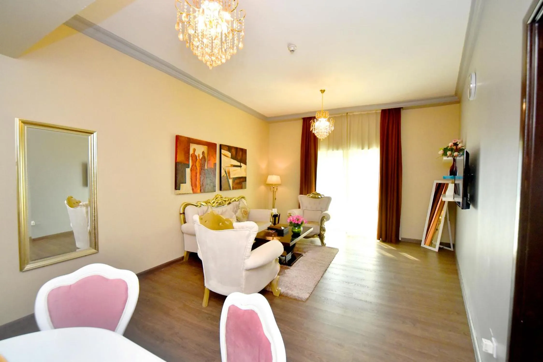 Living room in Emirates Stars Hotel Apartments Dubai