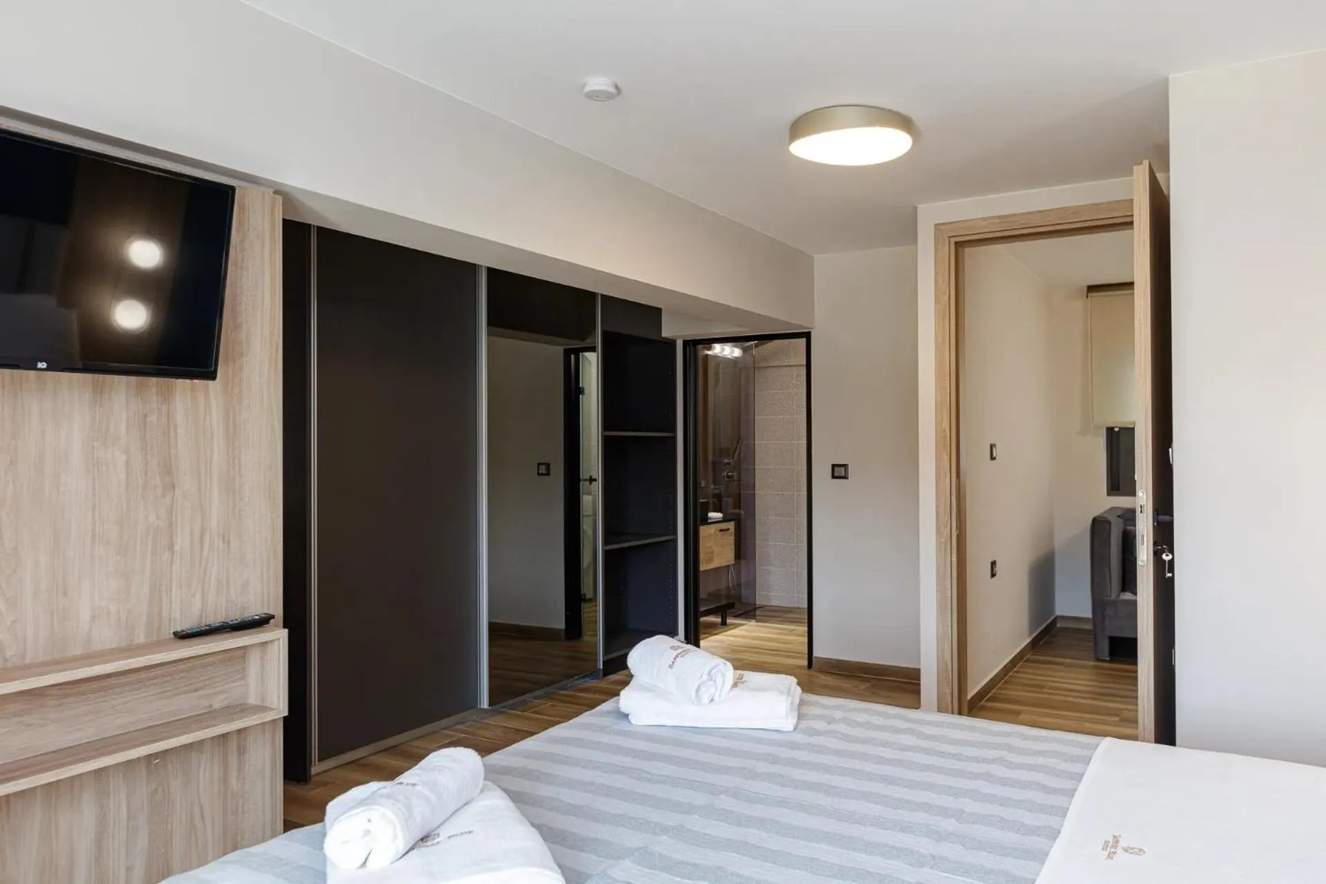 Bed in Sapphire Blue Suites