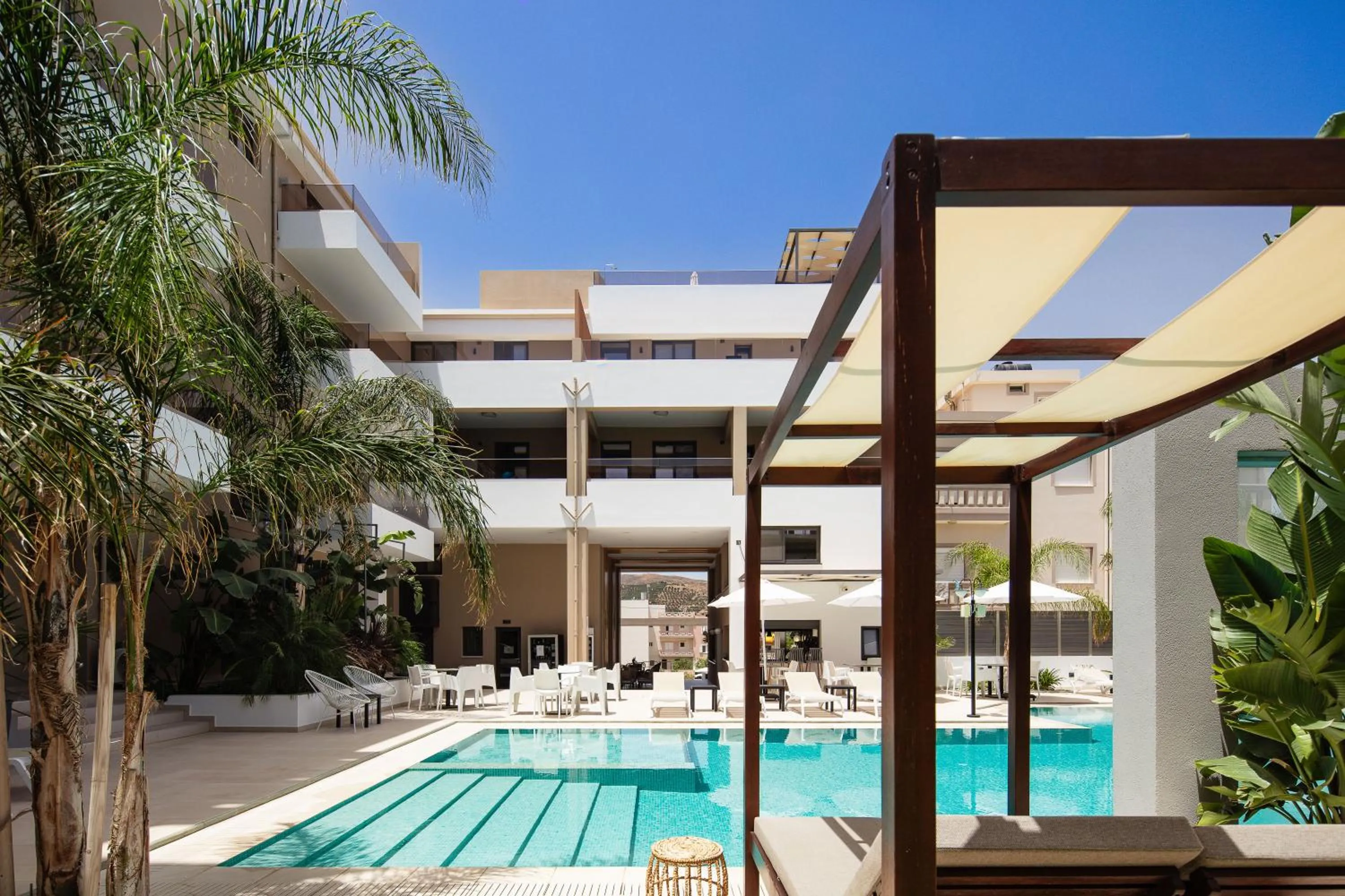 Swimming pool in Sapphire Blue Suites