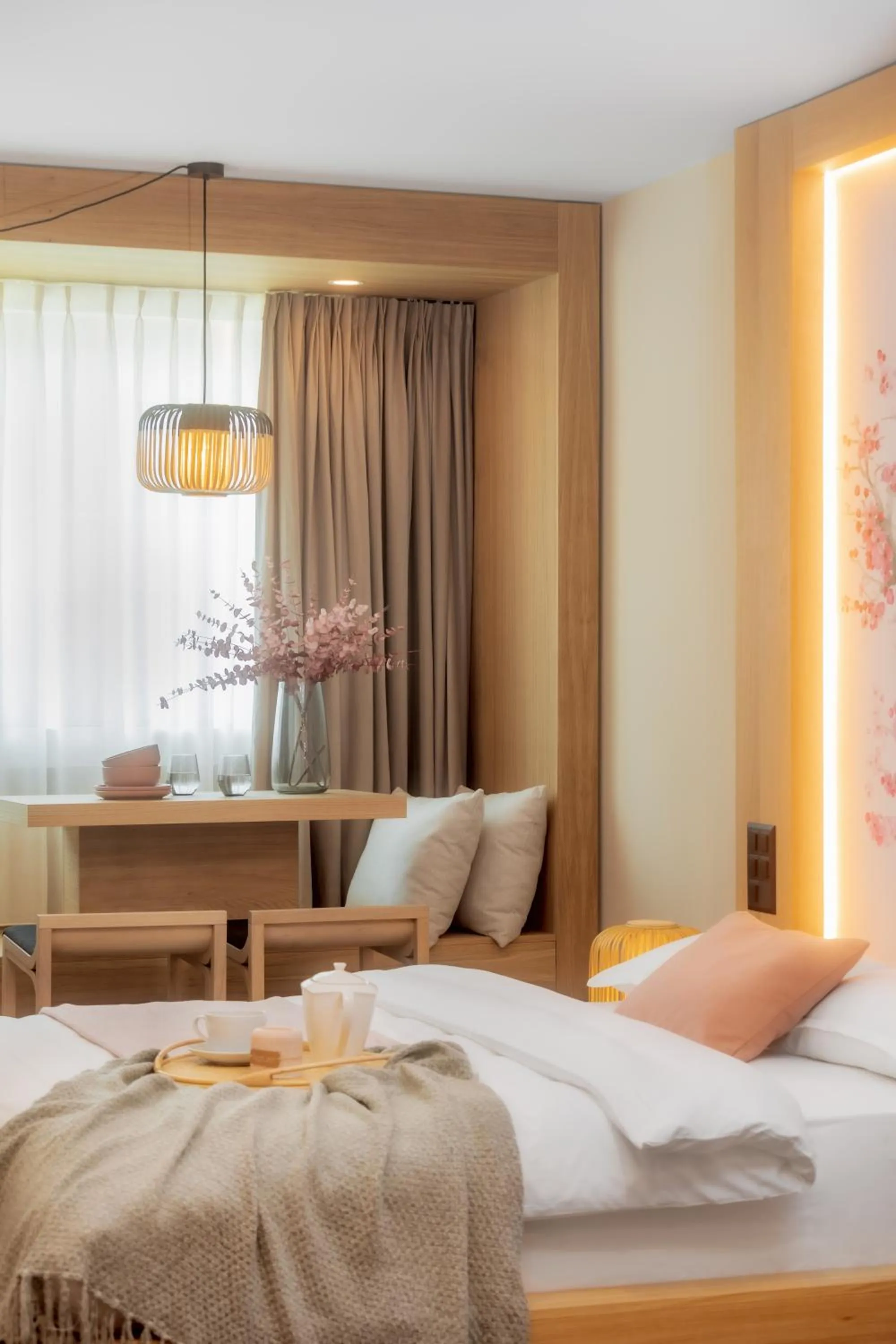 Bed in VISIONAPARTMENTS Basel - contactless check-in