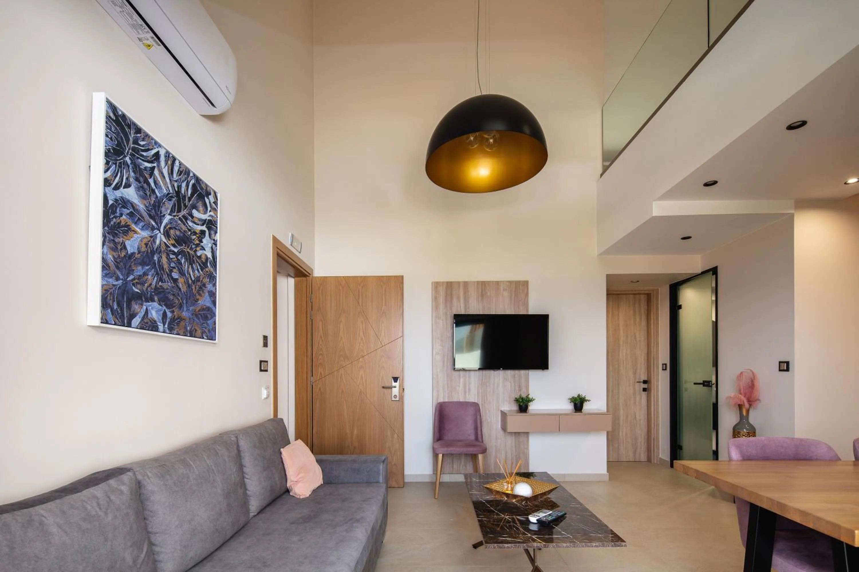 Living room in Sapphire Horizon Suites