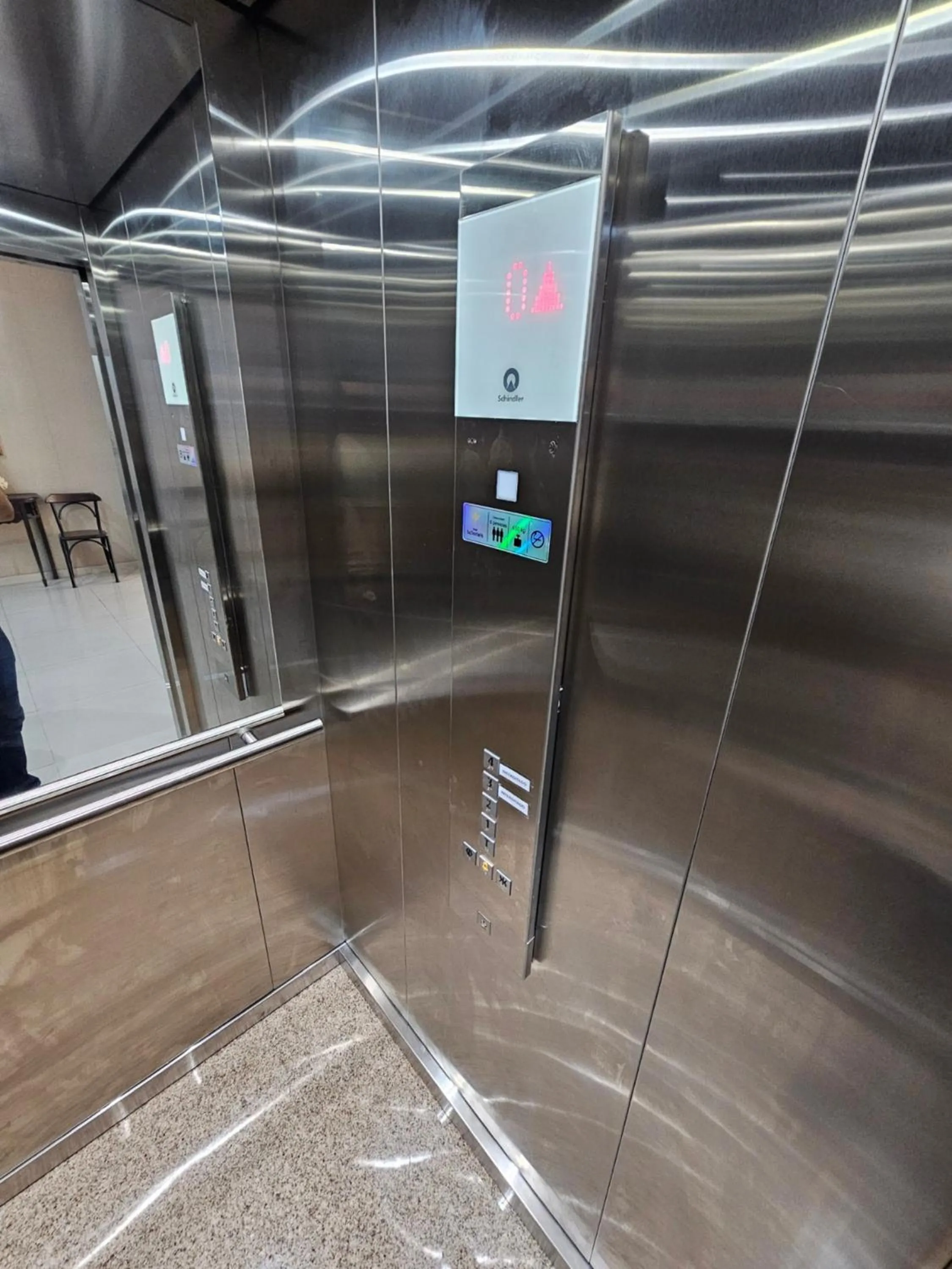 elevator in Hotel Bellavista