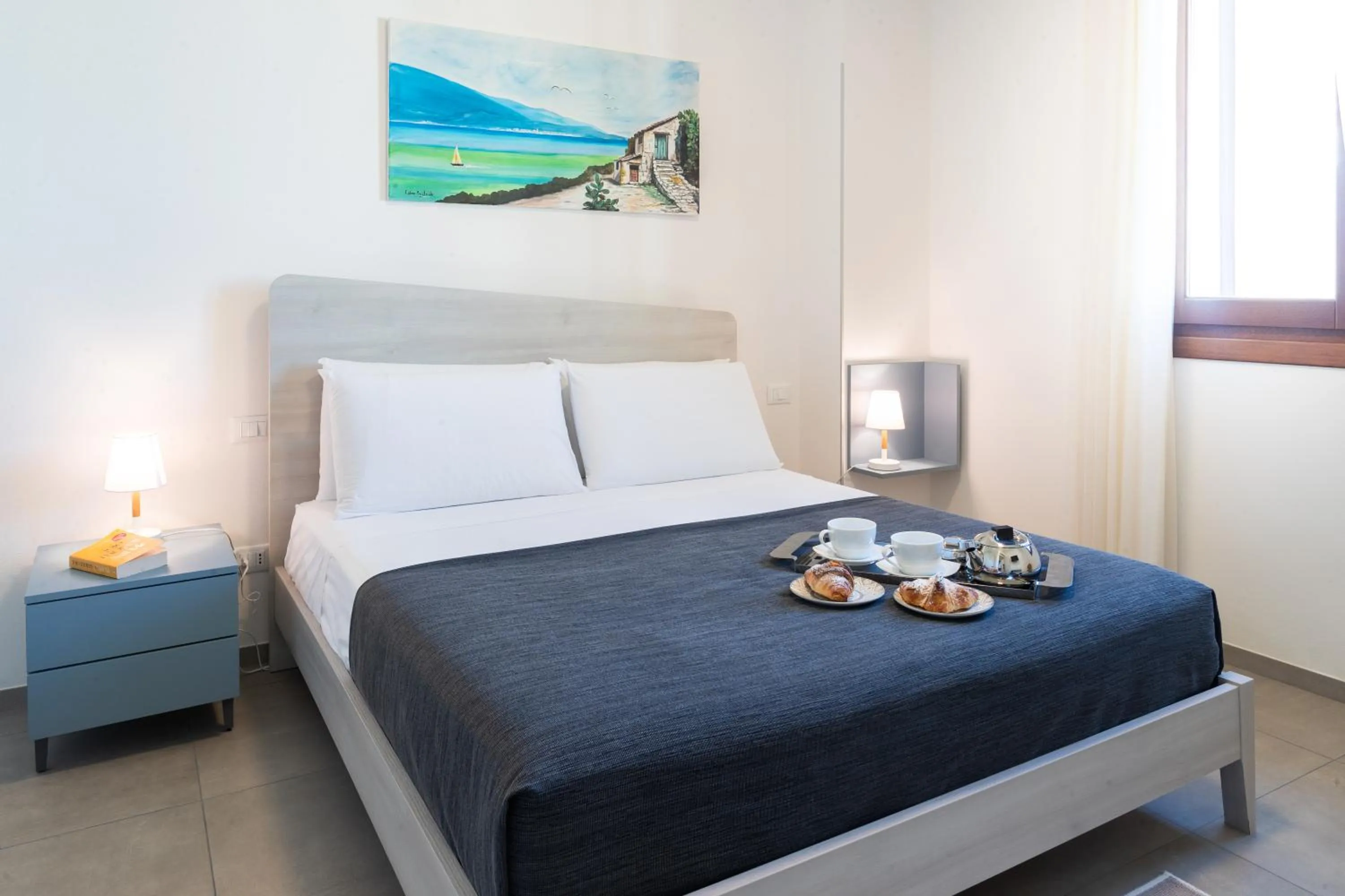 Bed in Villa Etesiae