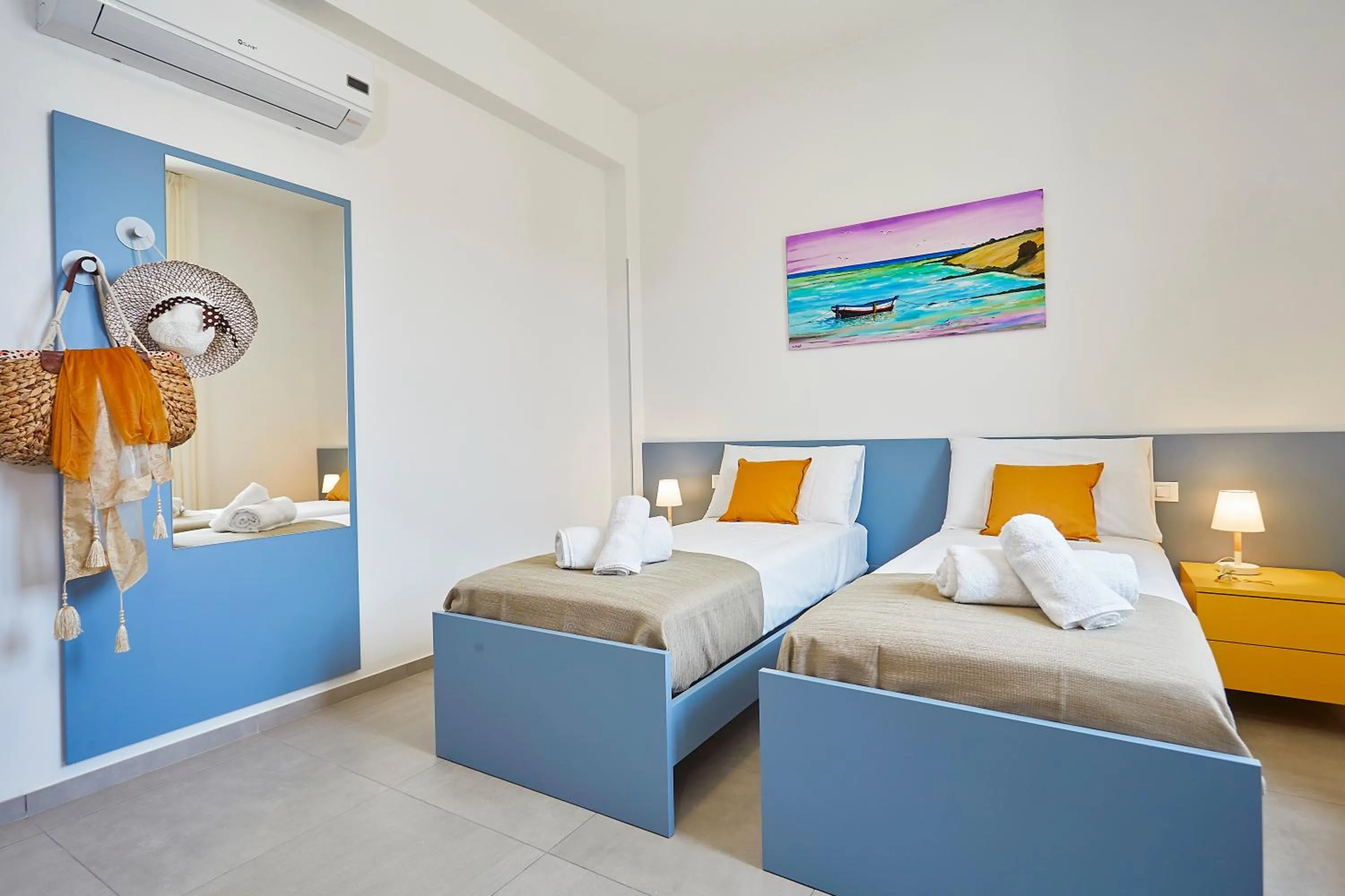 Bed in Villa Etesiae
