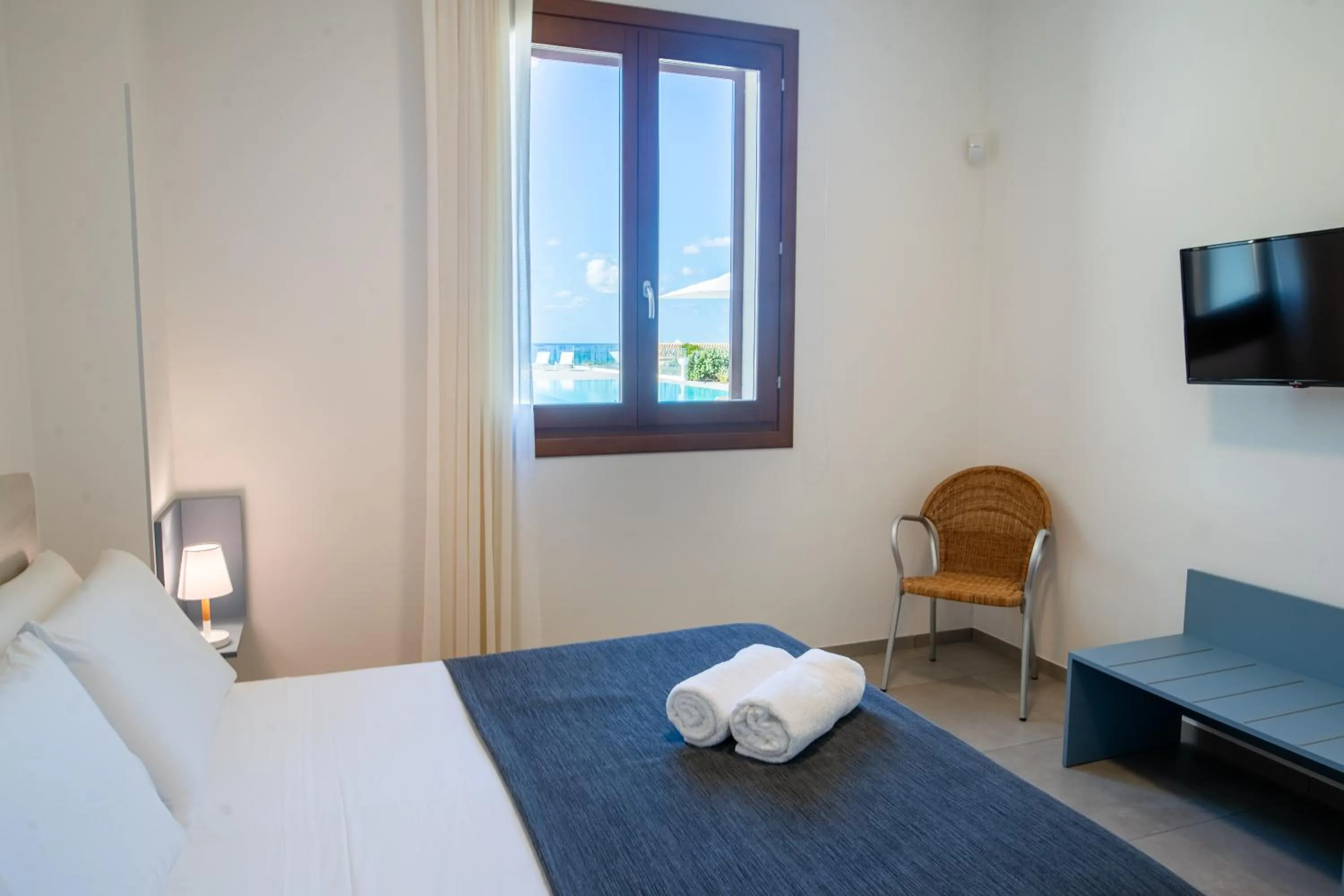 View (from property/room), Bed in Villa Etesiae