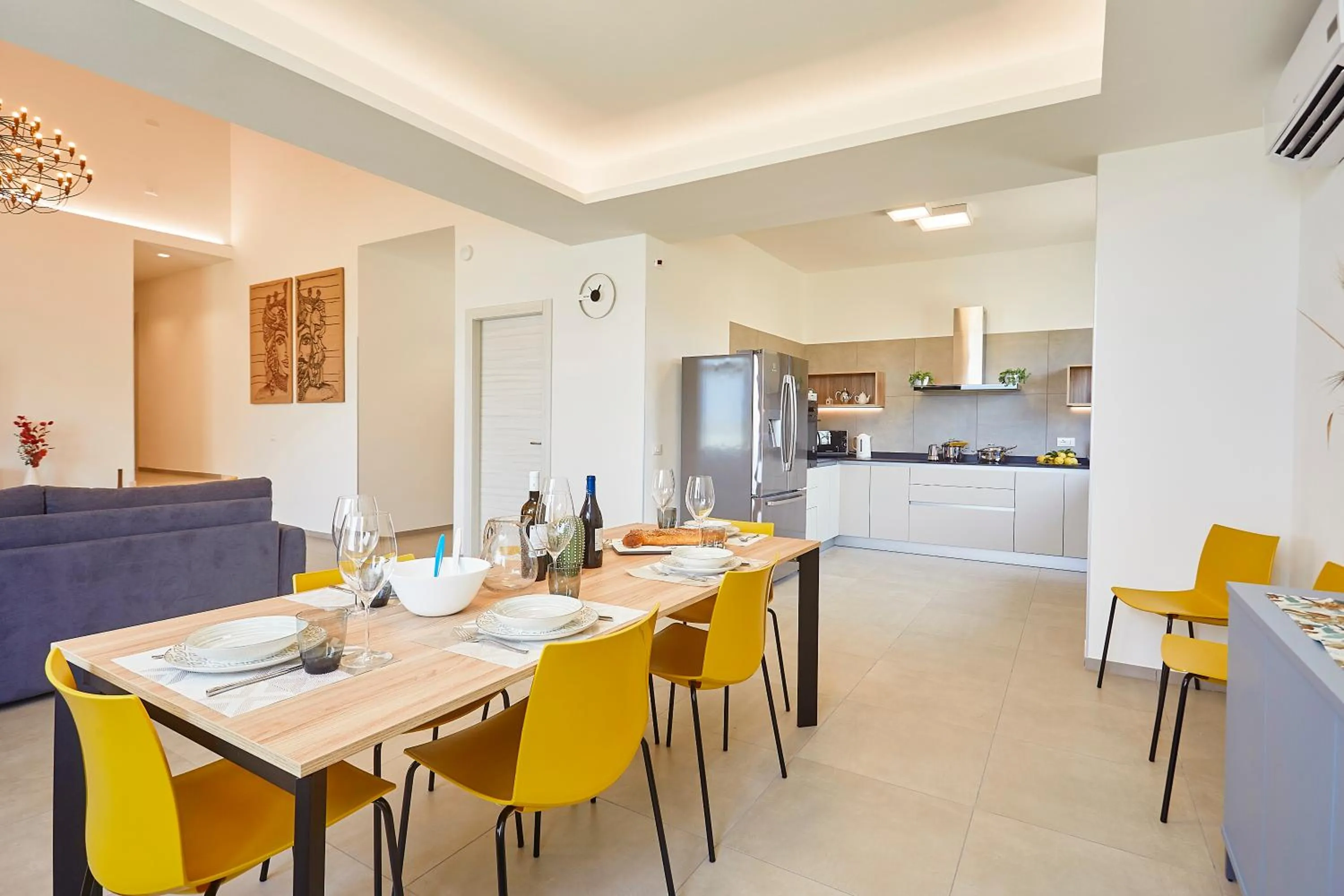 Kitchen or kitchenette in Villa Etesiae