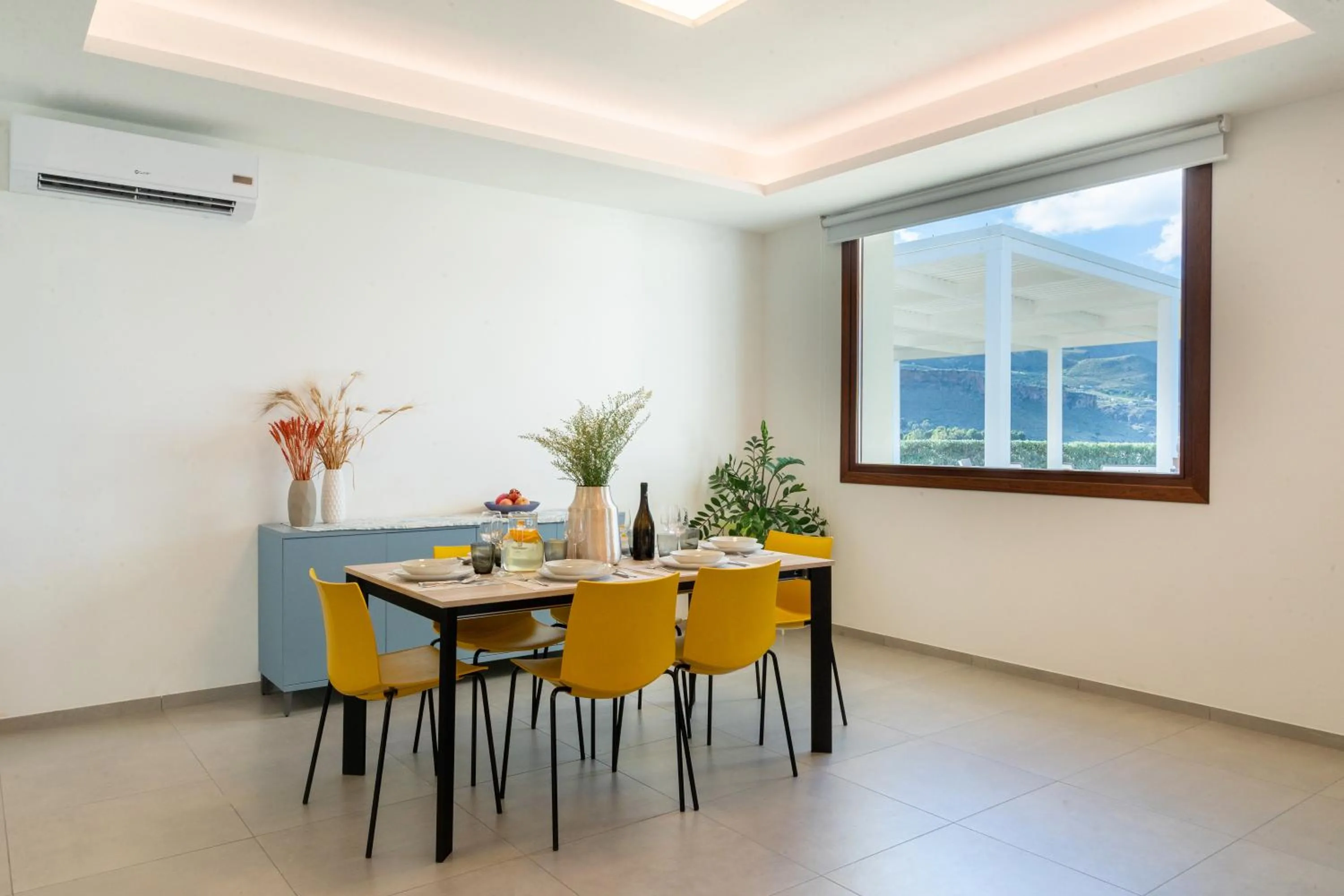 Living room in Villa Etesiae