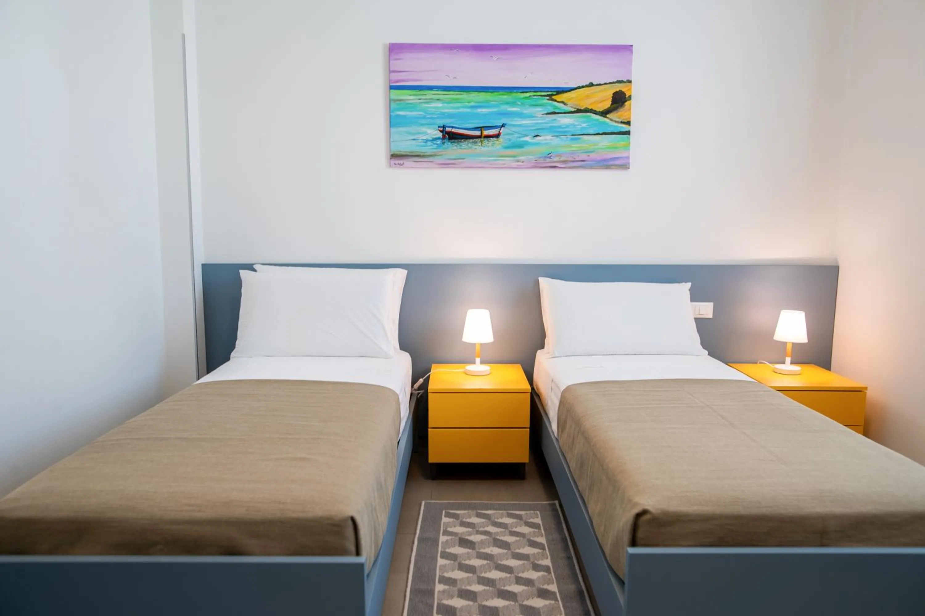 Bed in Villa Etesiae