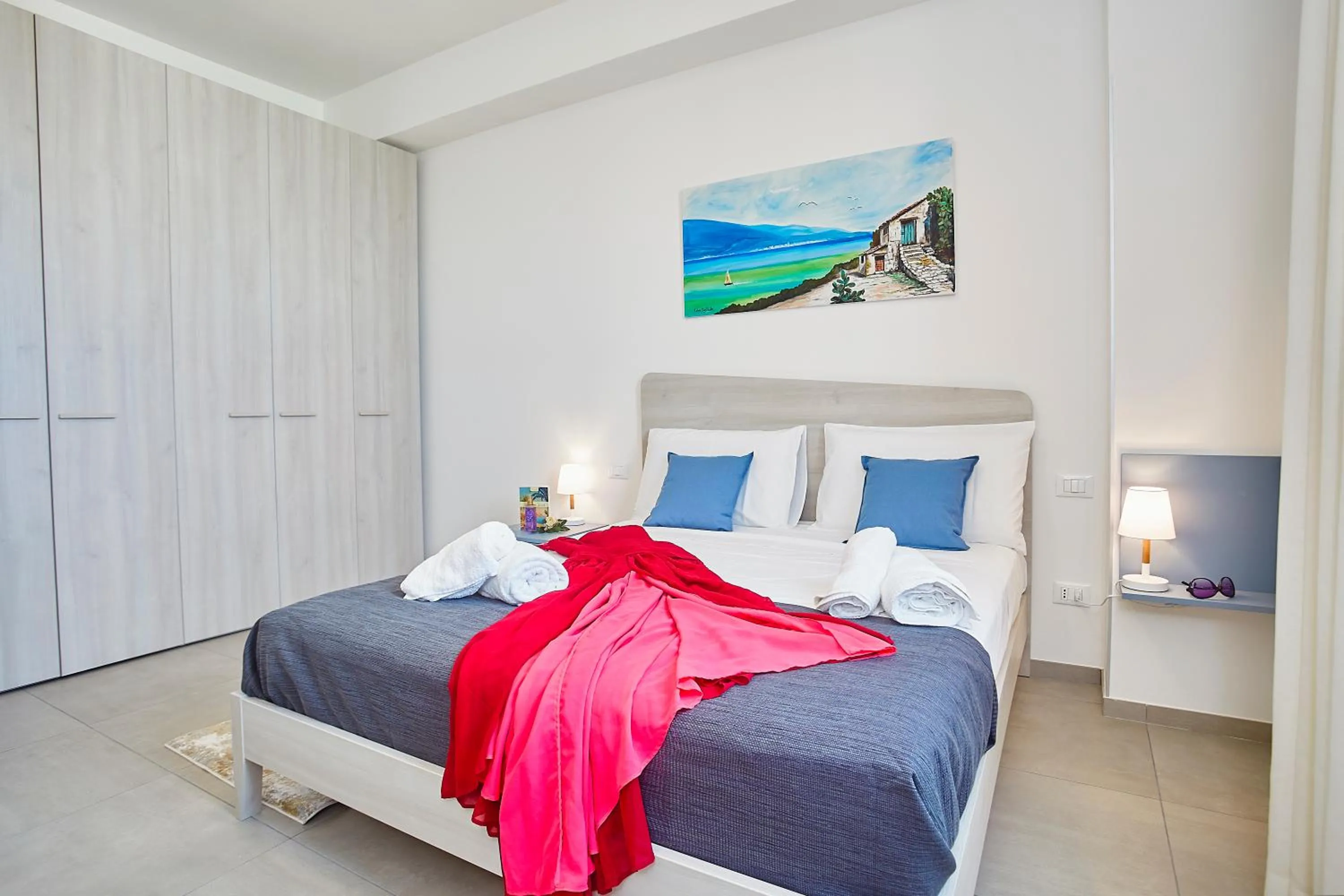 Bed in Villa Etesiae