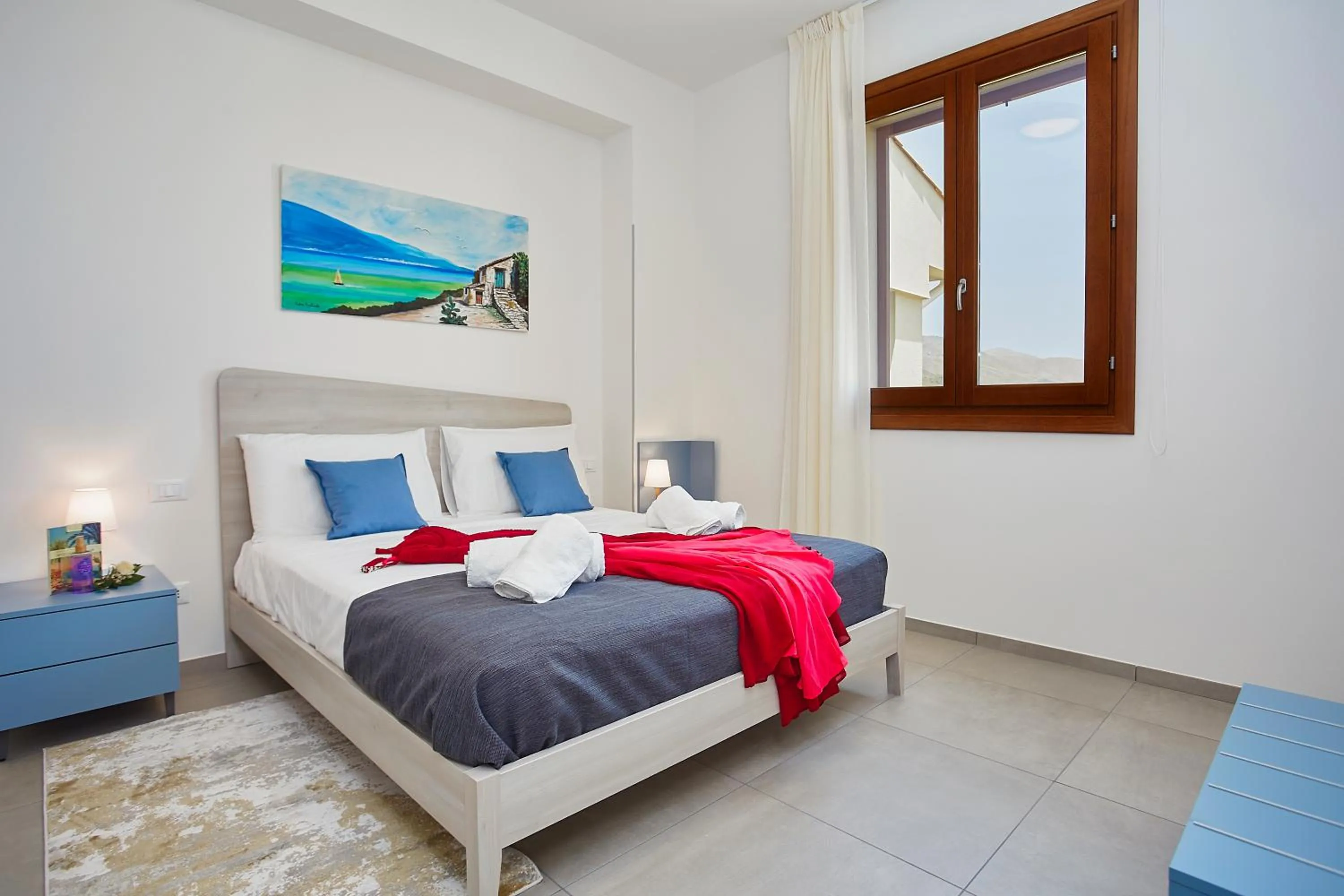 Bed in Villa Etesiae
