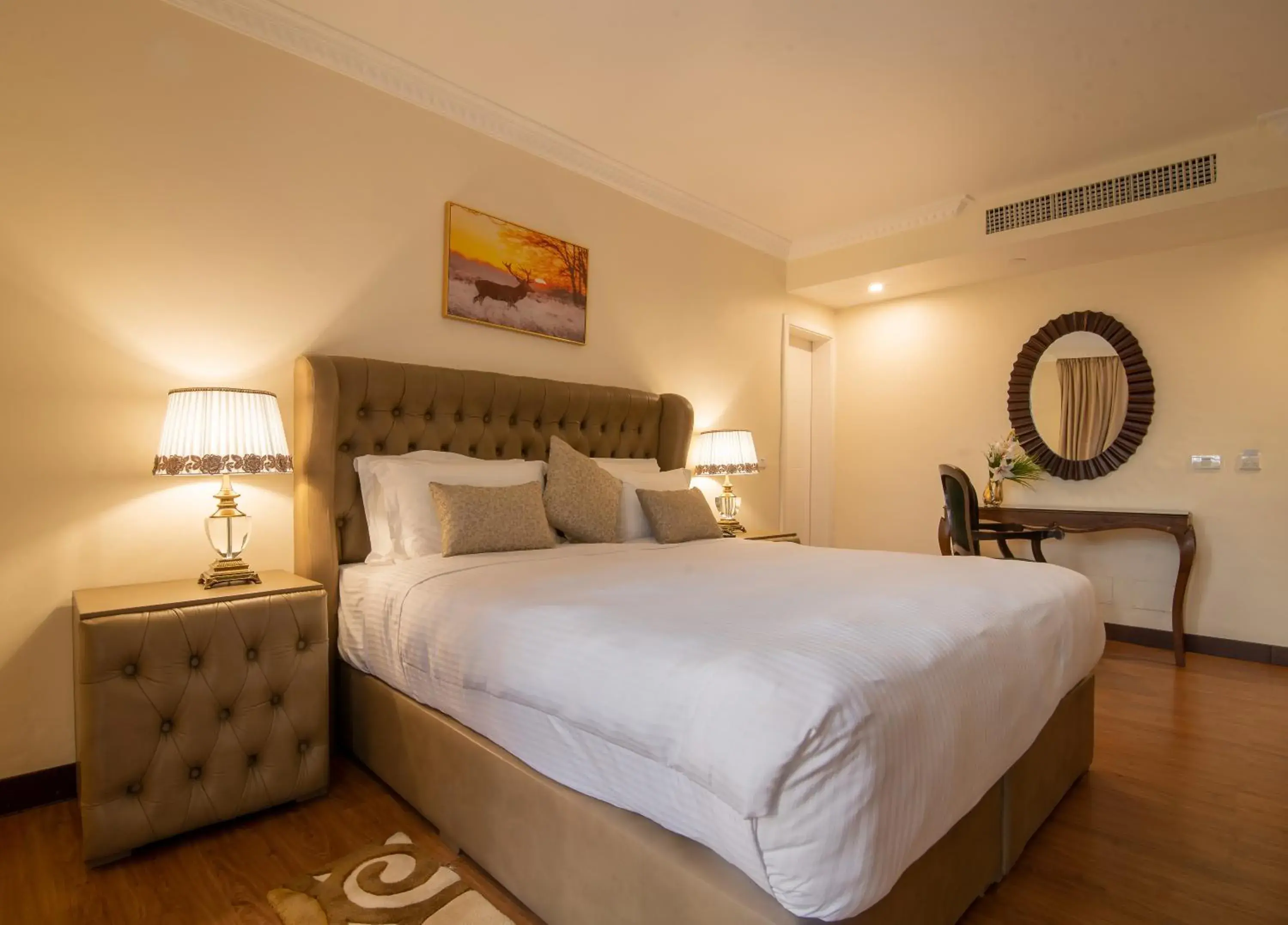 Bed in The Grand Palace Hotel Bed in The Grand Palace Hotel