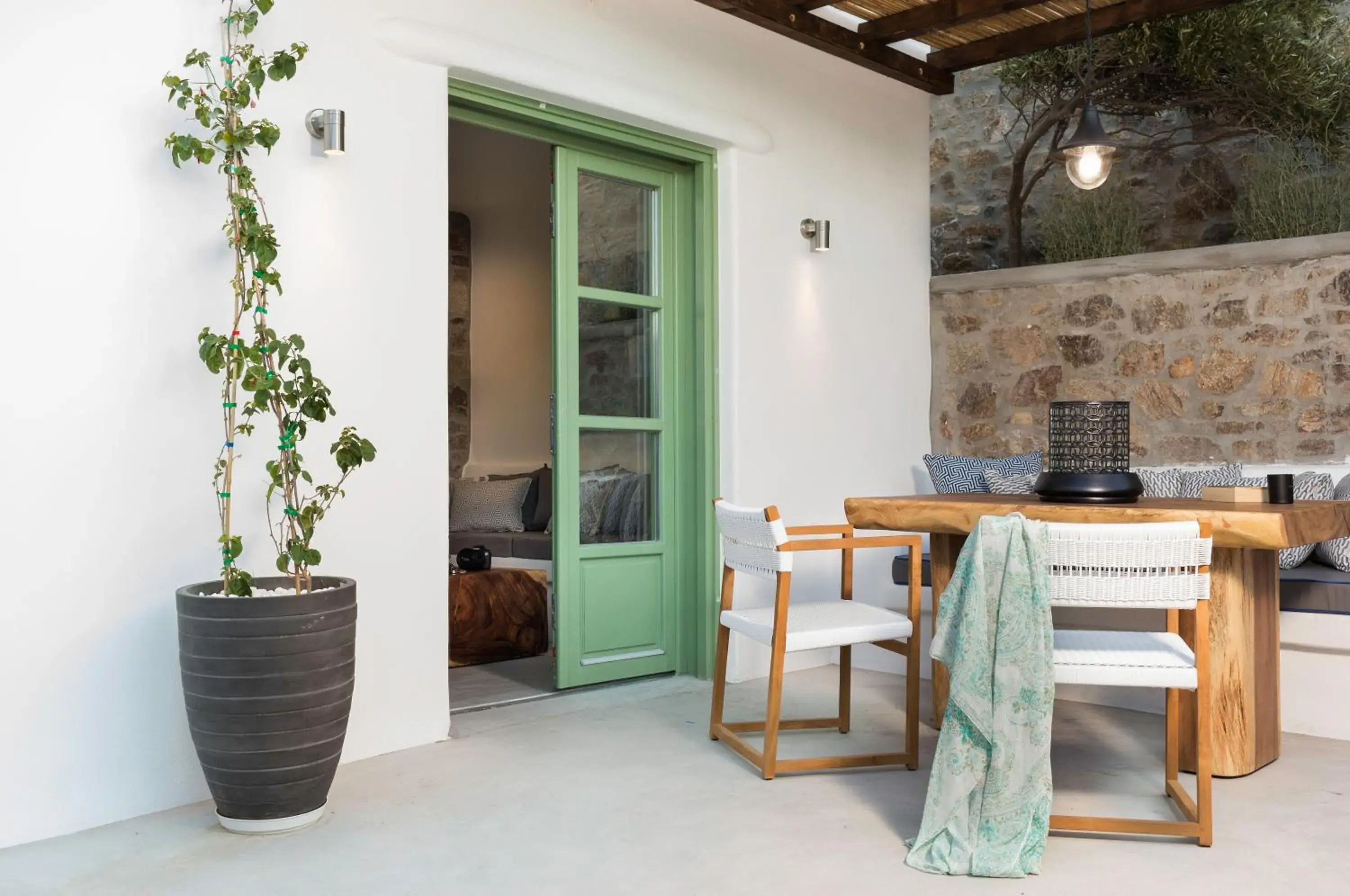 Property building in Mykonos Panormos Villas Property building in Mykonos Panormos Villas