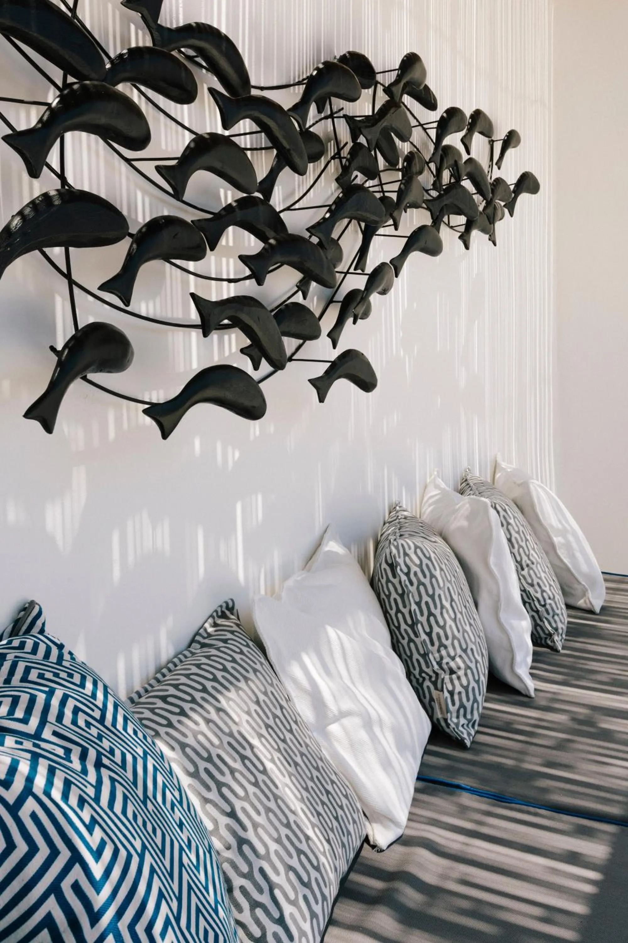 Property building, Bed in Mykonos Panormos Villas