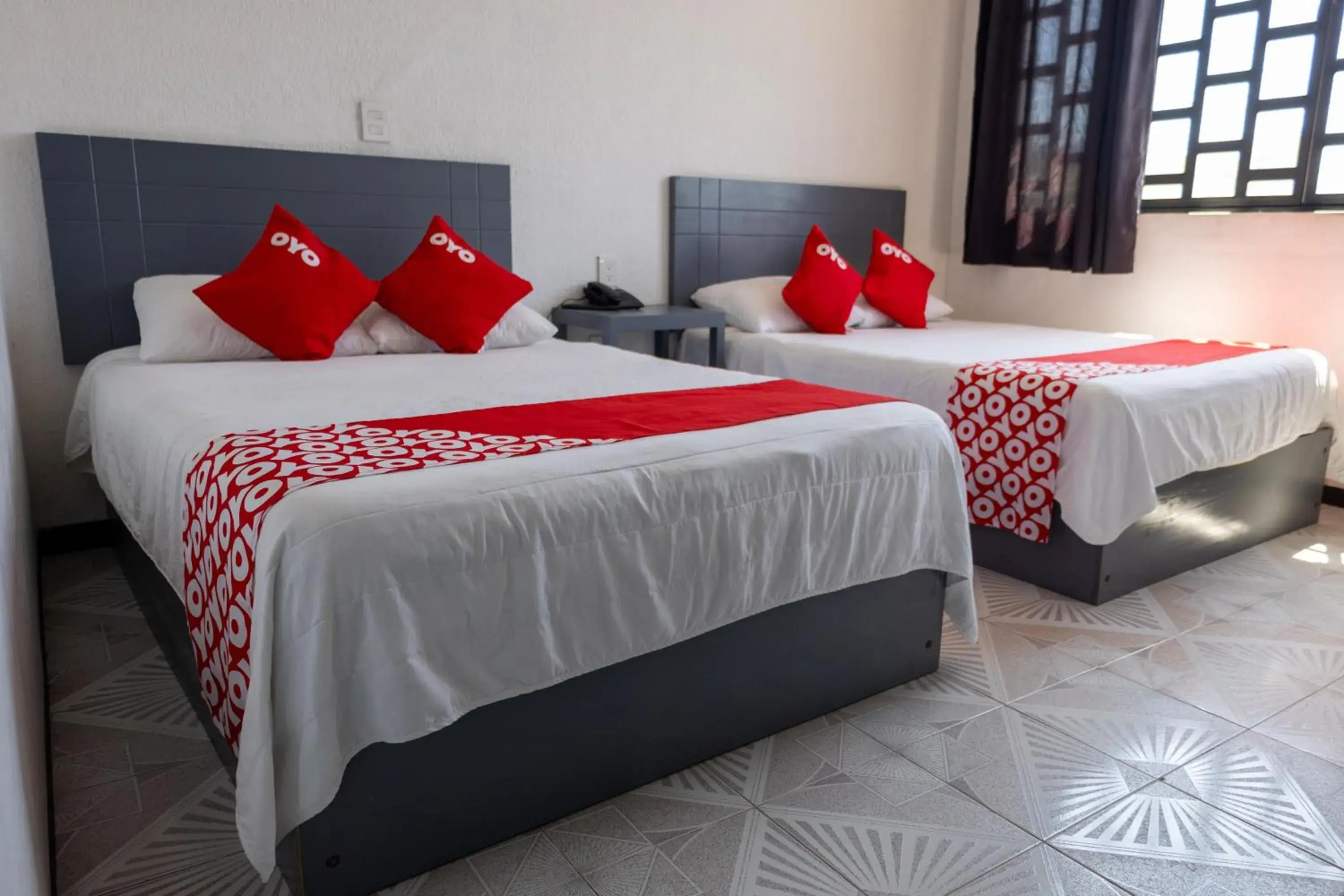 Double Room with Two Double Beds in Hotel Puerta Sur Double Room with Two Double Beds in Hotel Puerta Sur