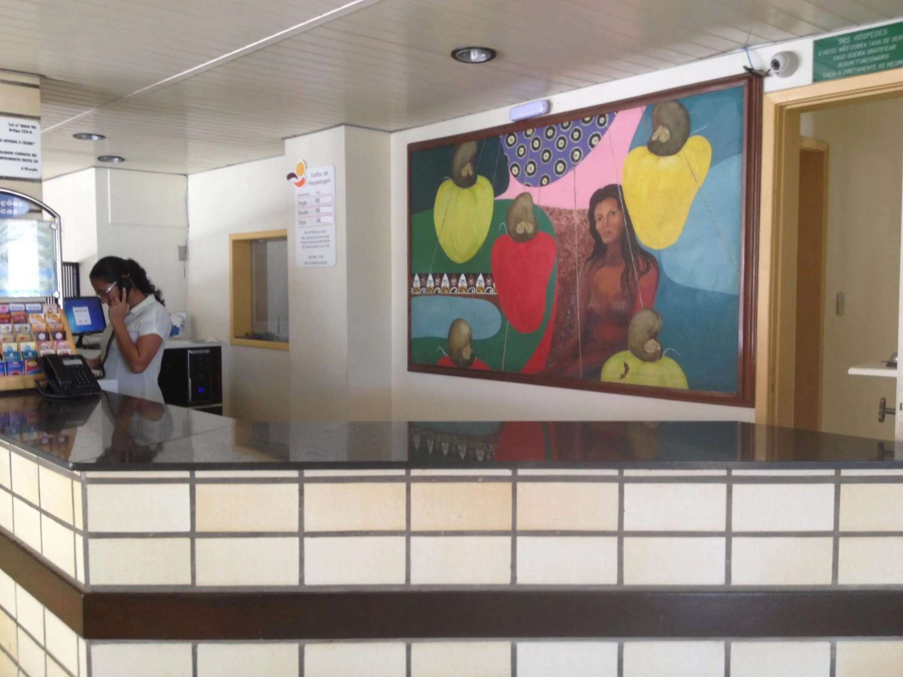 Lobby or reception in Nascimento Praia Hotel