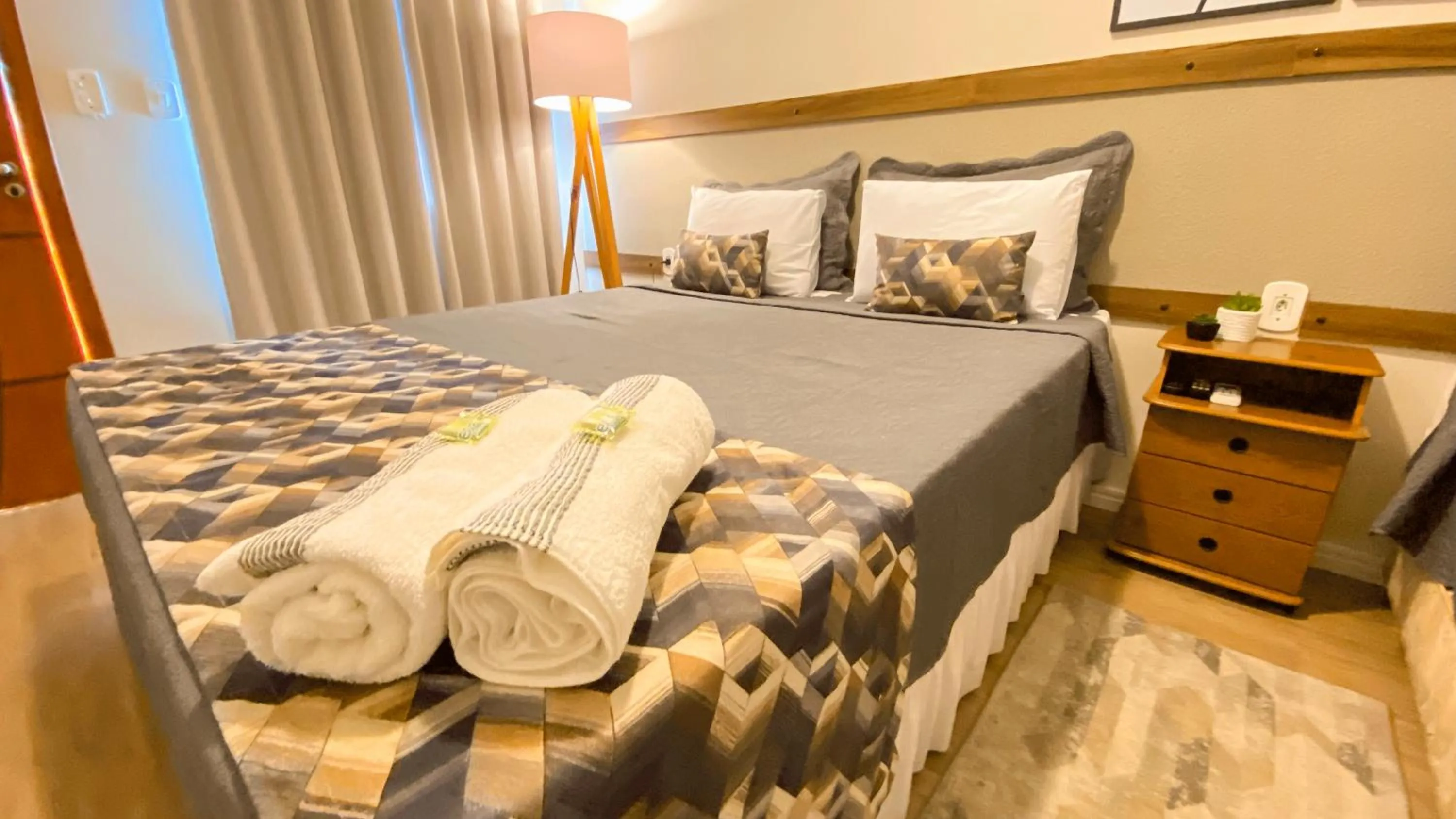 Bedroom, Bed in Hotel Capital da Fe